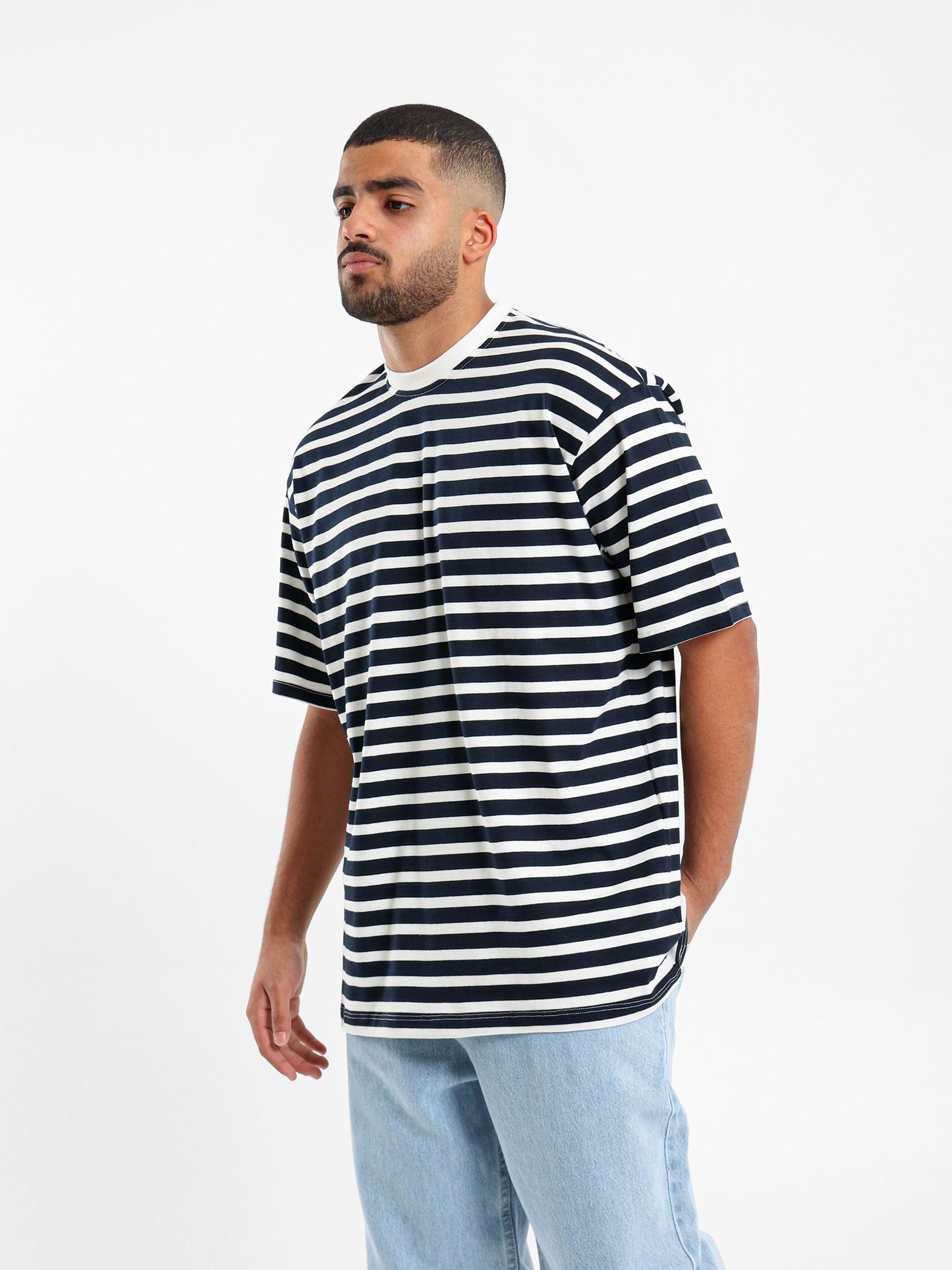 Striped Crew Neck T-Shirt