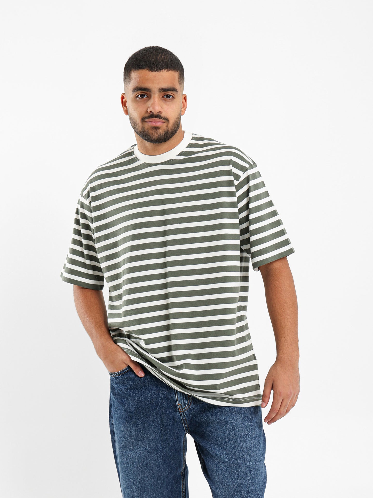Striped Crew Neck T-Shirt