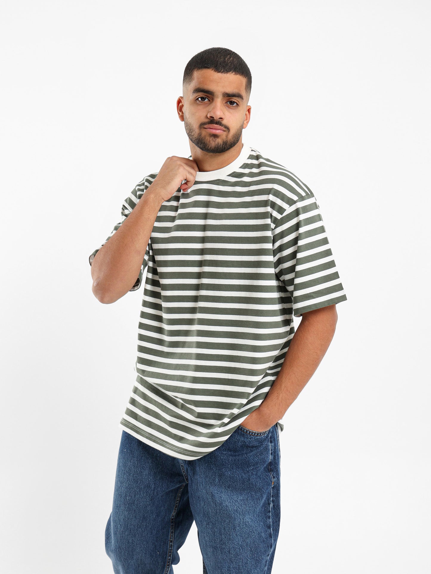 Striped Crew Neck T-Shirt