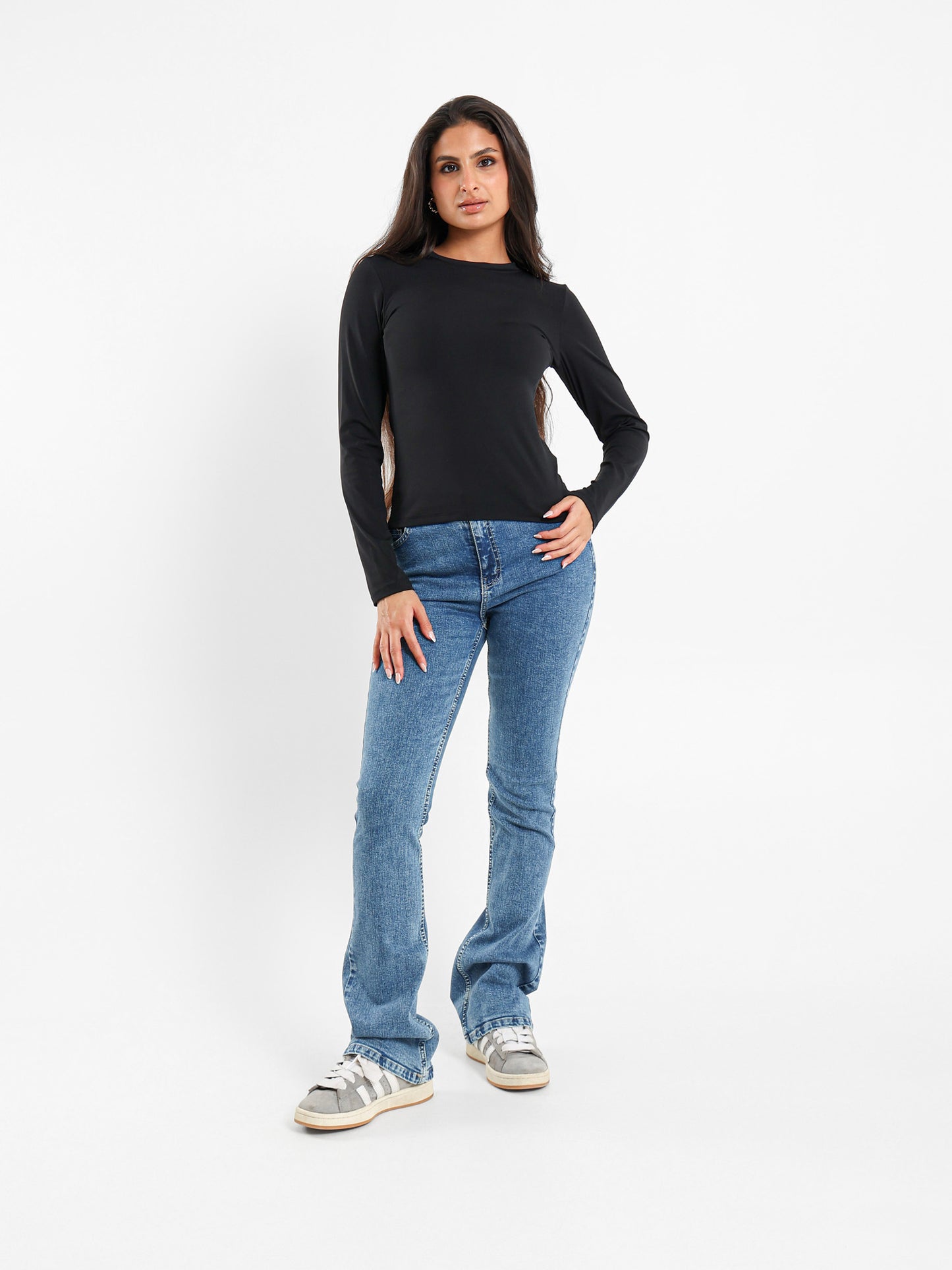 Polyamide Round Neck Top