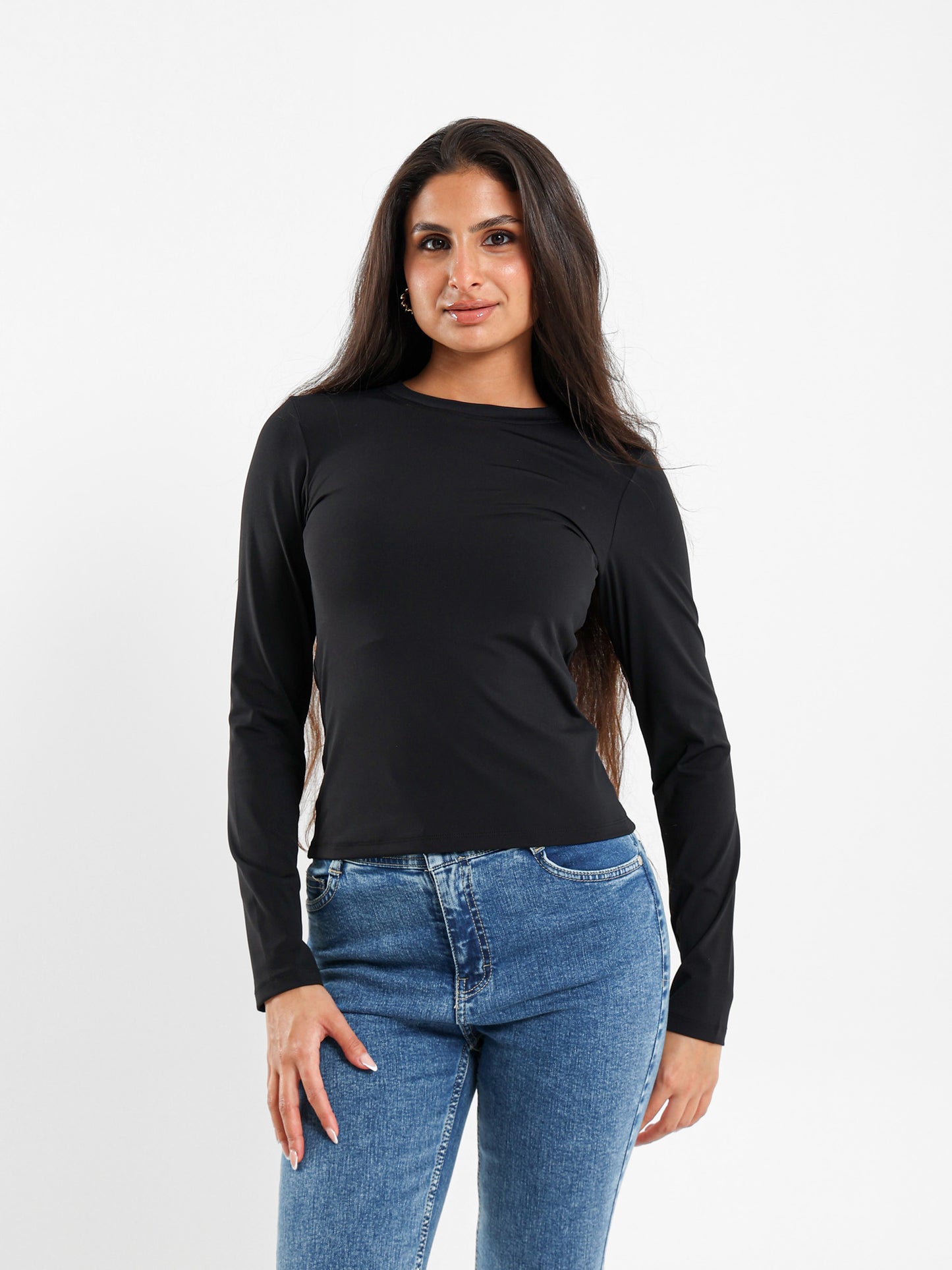 Polyamide Round Neck Top