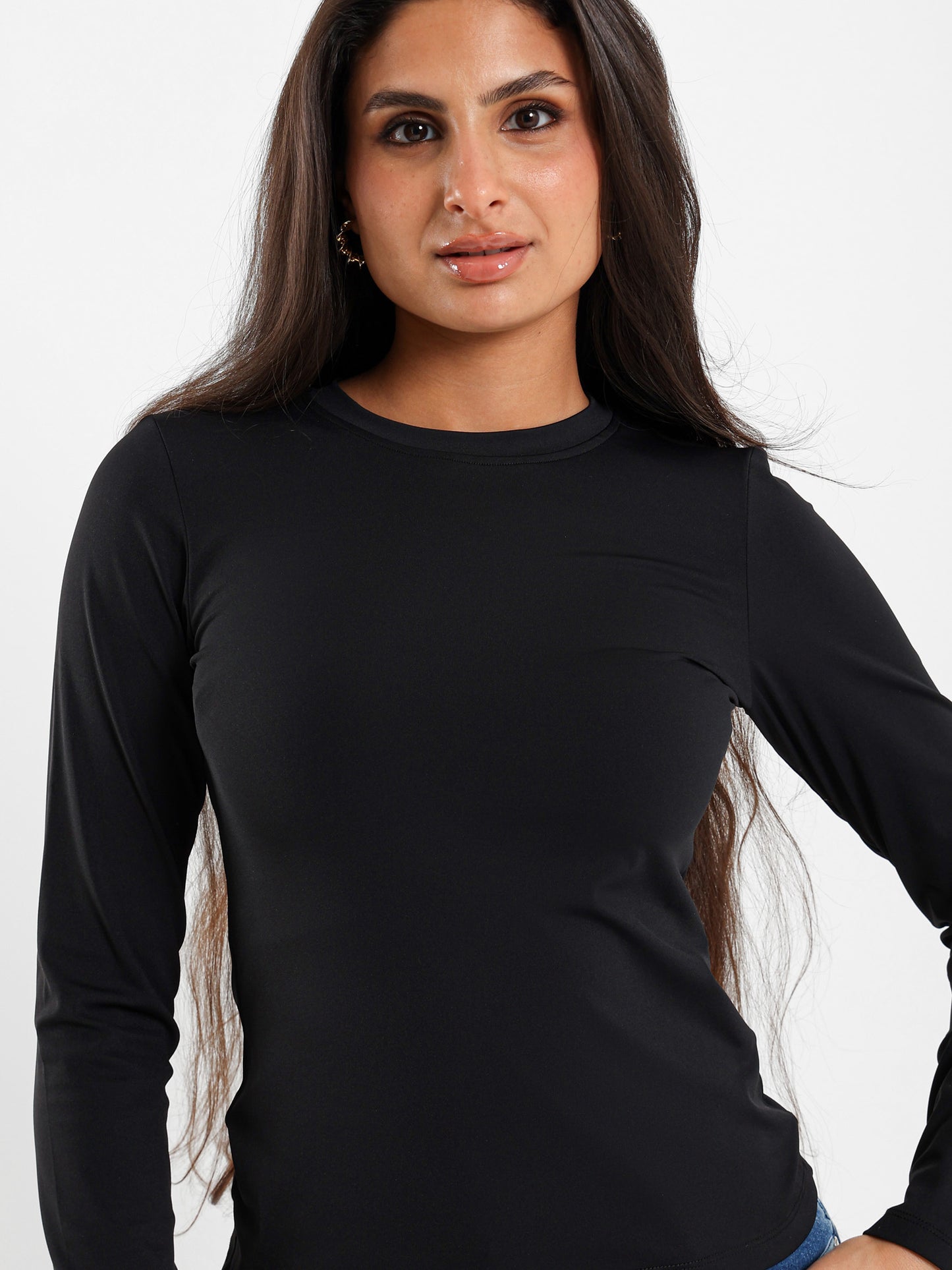 Polyamide Round Neck Top