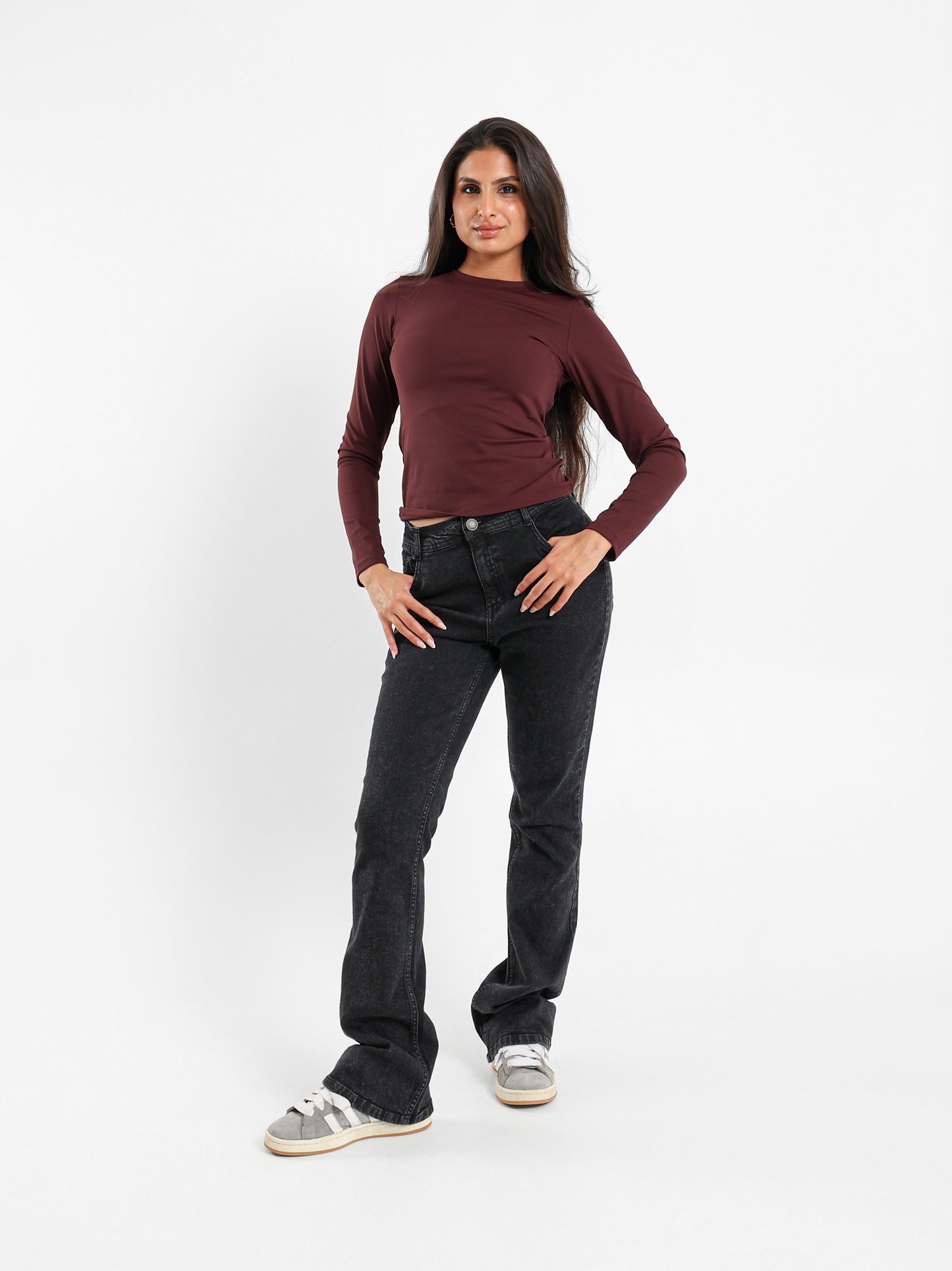 Polyamide Round Neck Top
