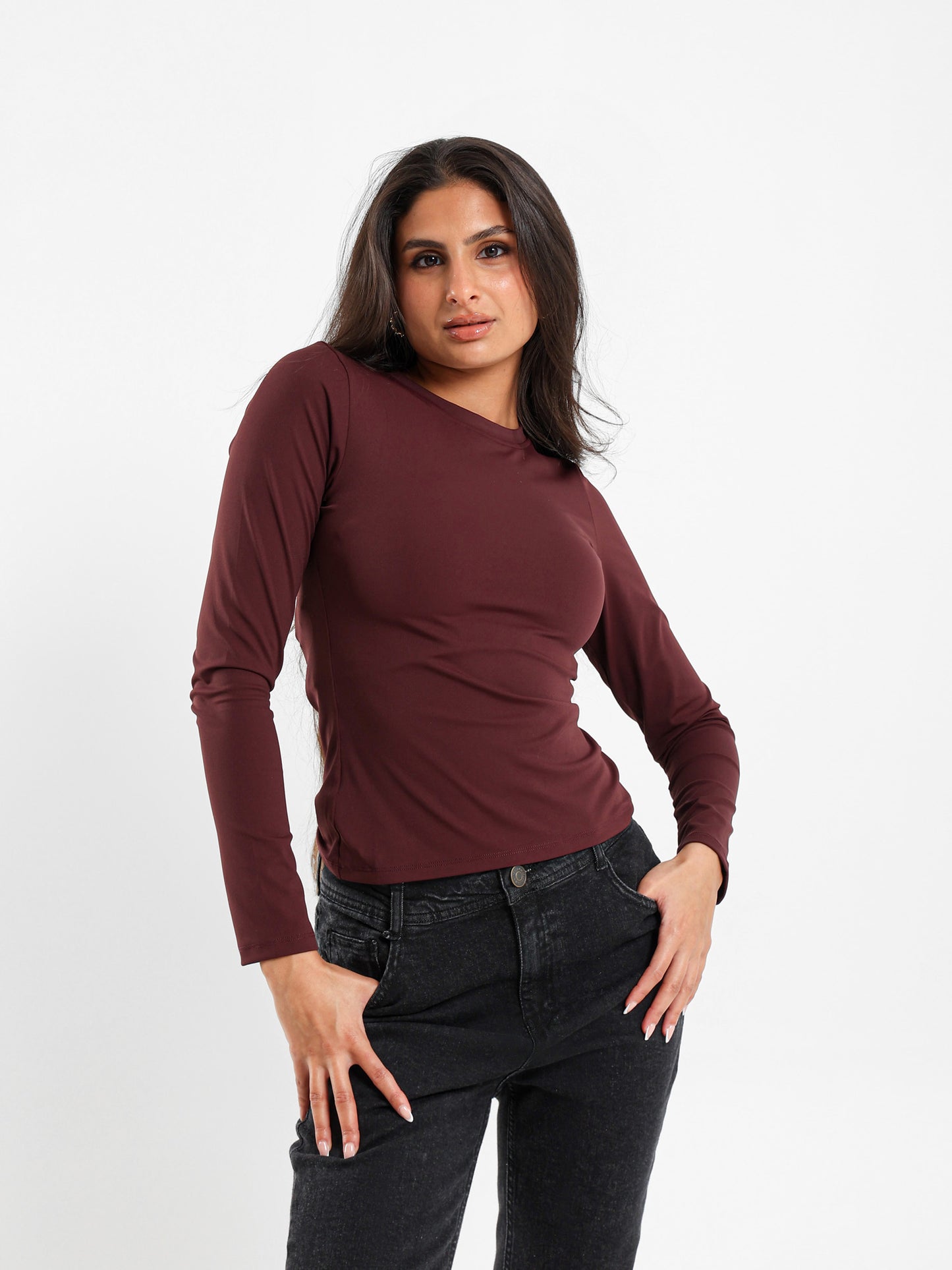 Polyamide Round Neck Top