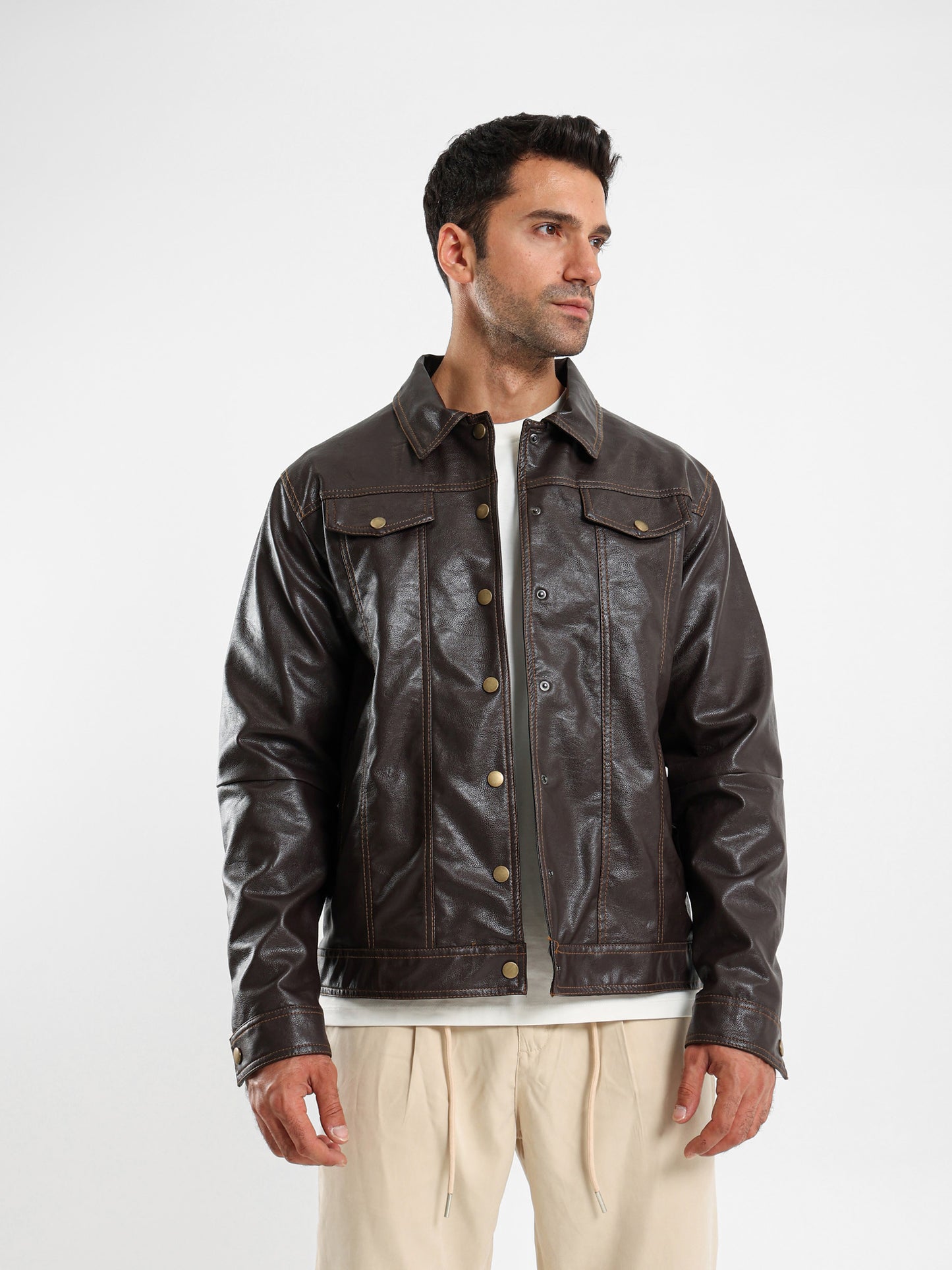Faux Leather Jacket