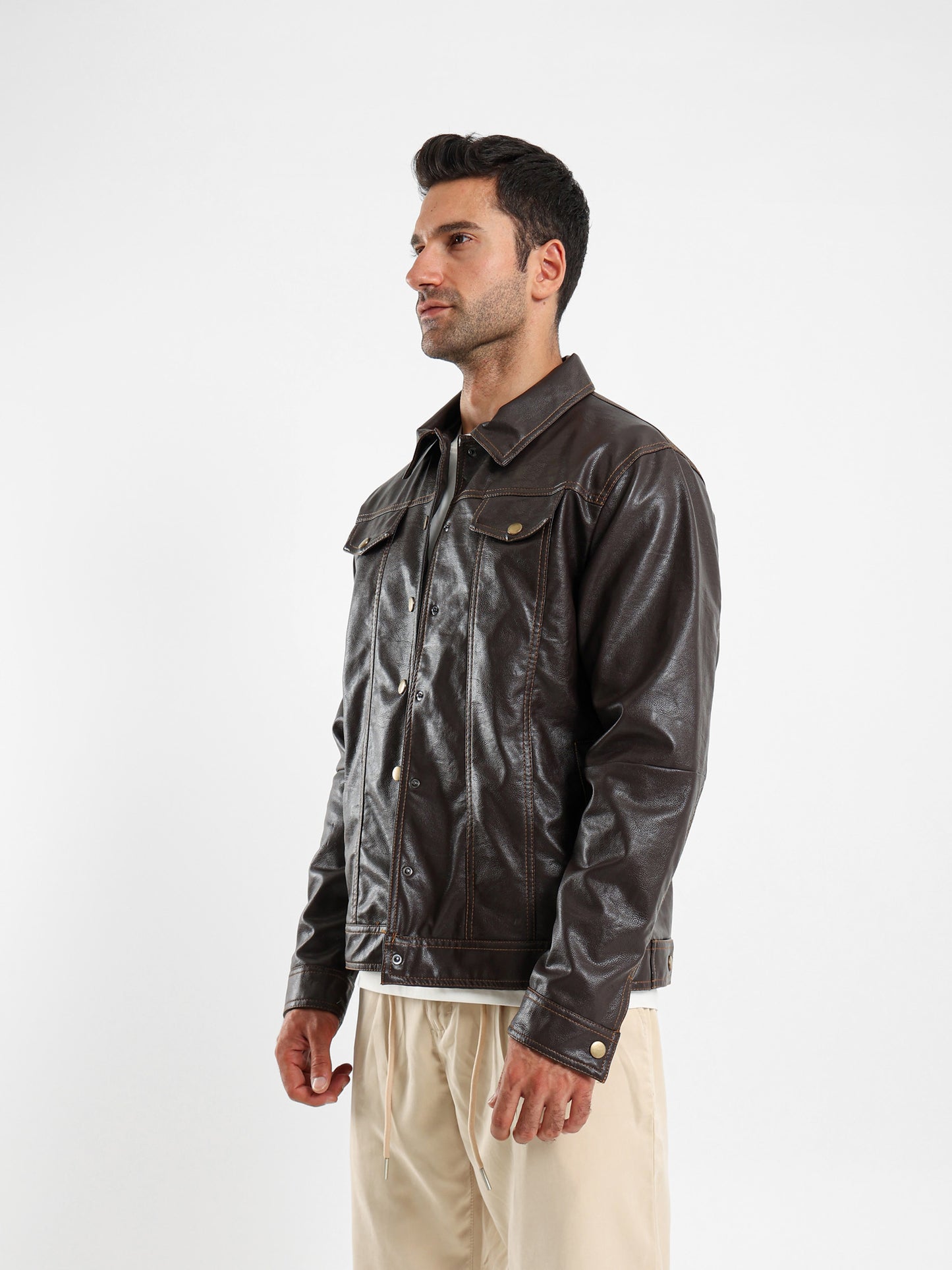 Faux Leather Jacket