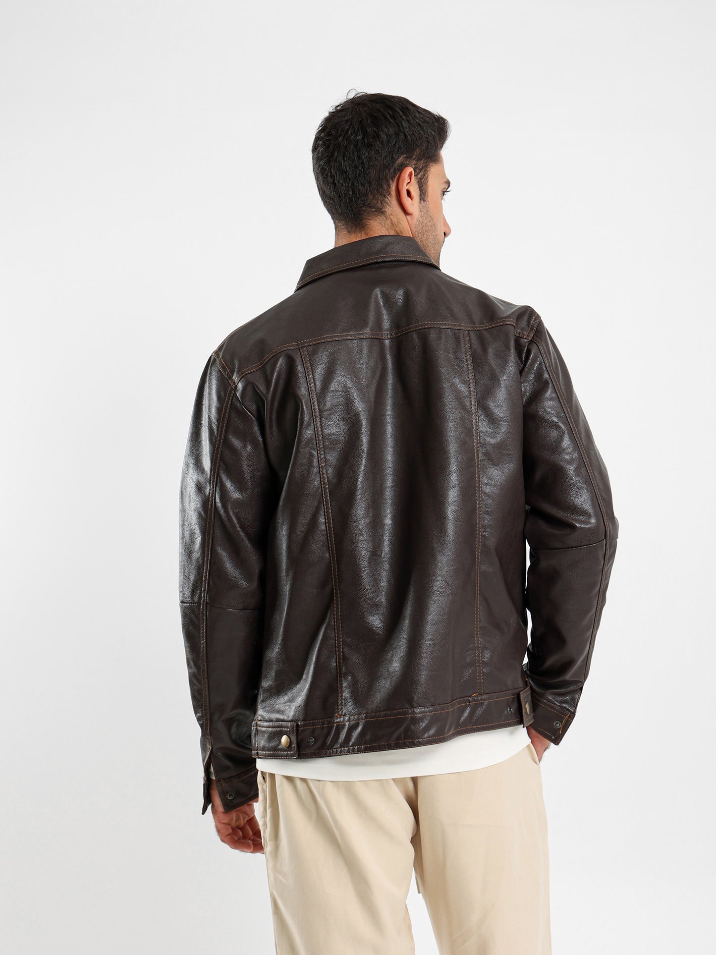 Faux Leather Jacket
