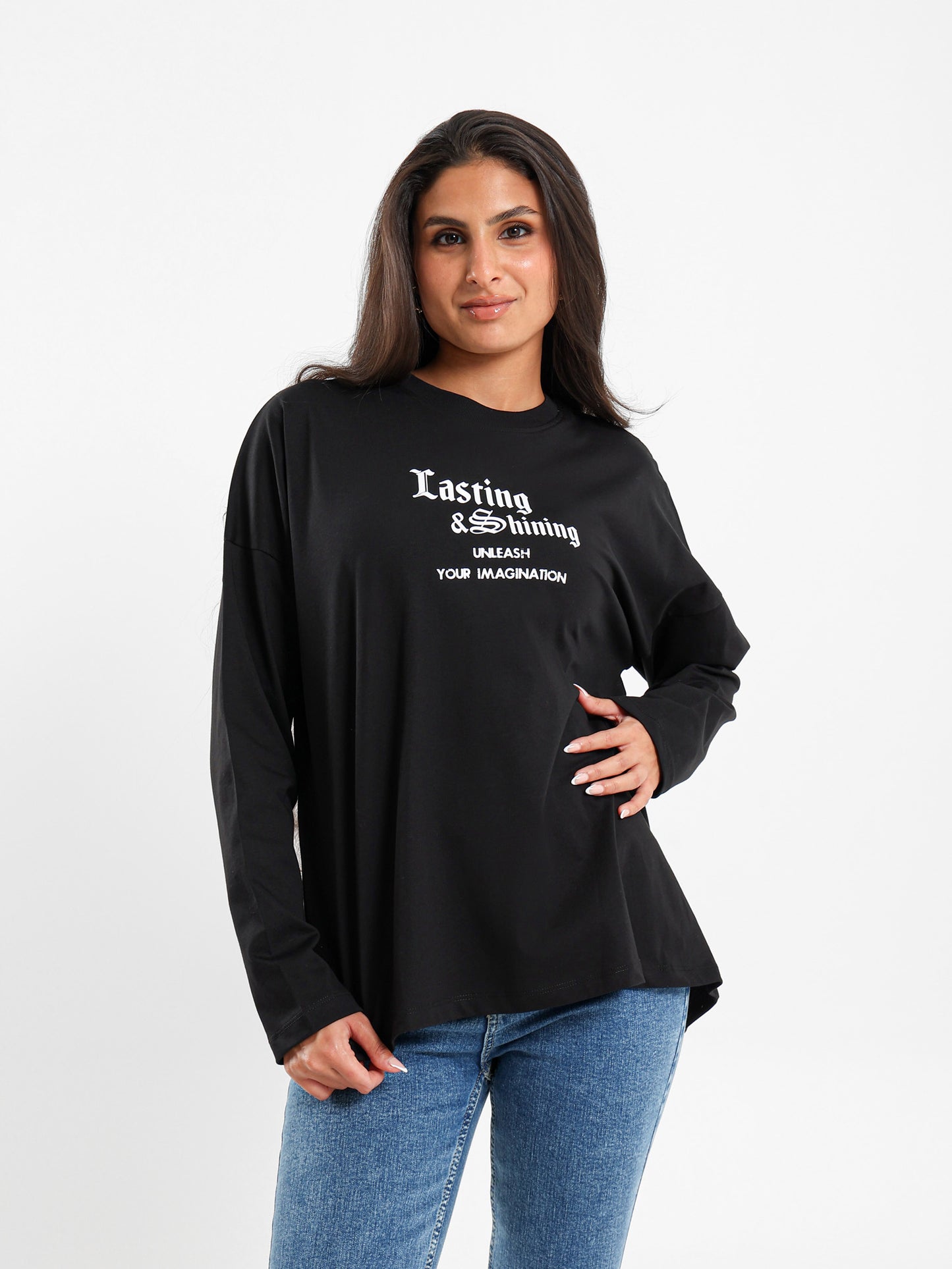 Long Sleeves Oversized T-Shirt