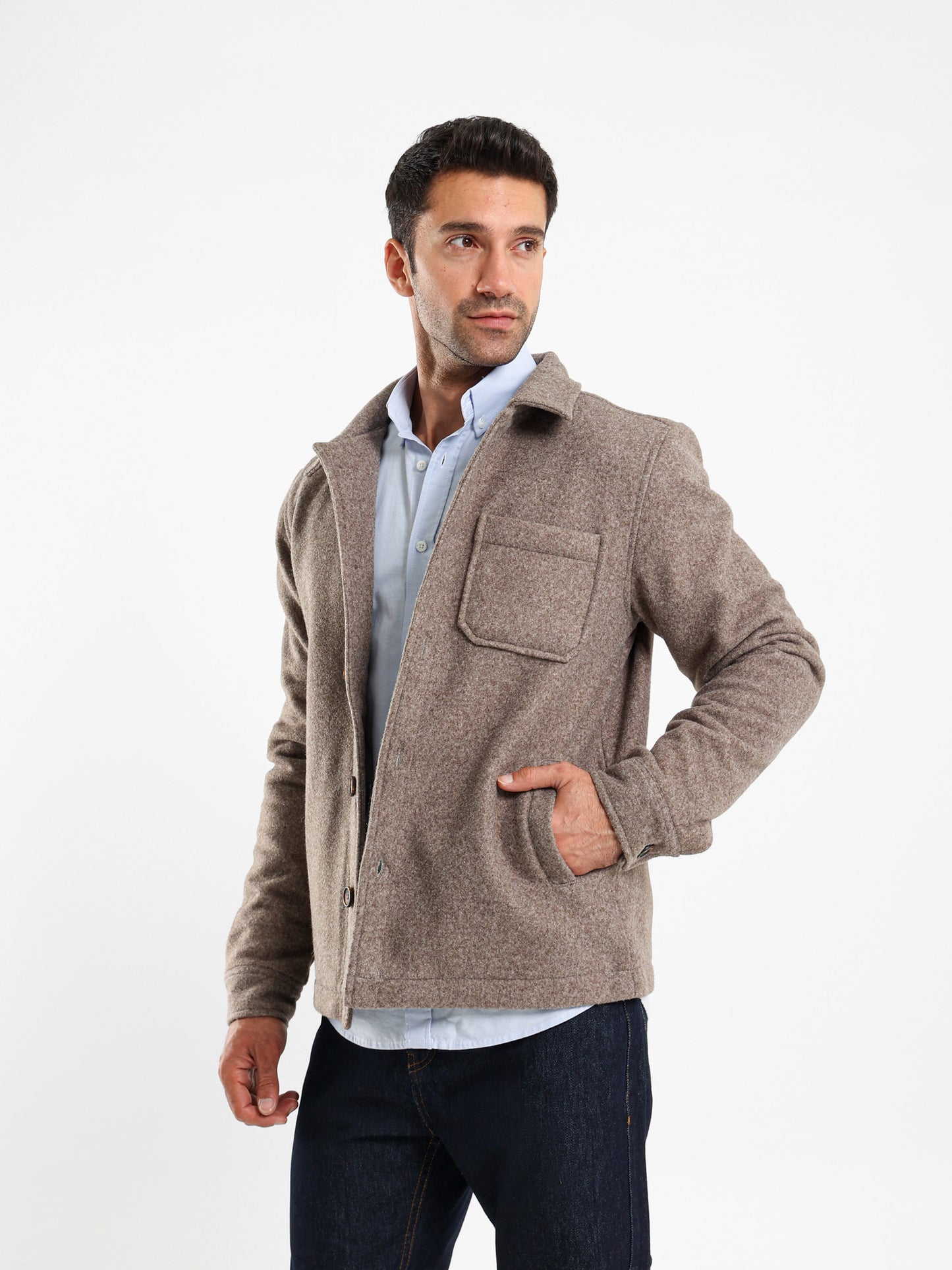 Goukh Relaxed Fit Jacket with Pockets