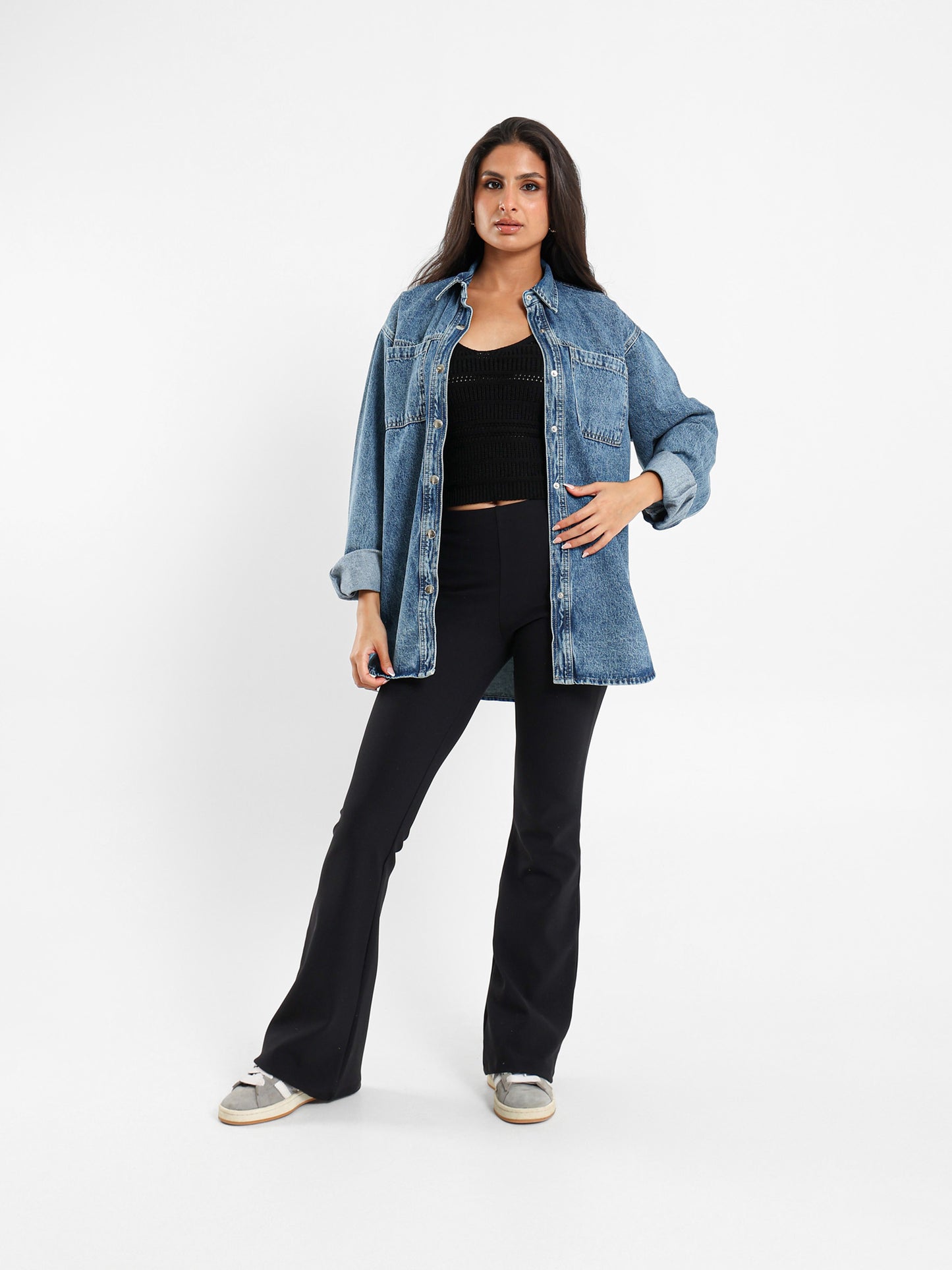 Oversized Denim Shirt