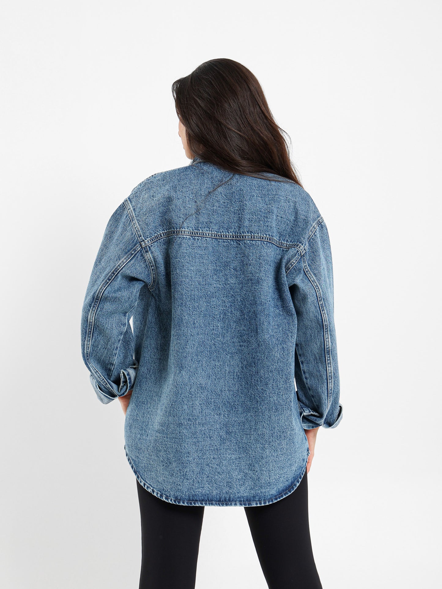 Oversized Denim Shirt
