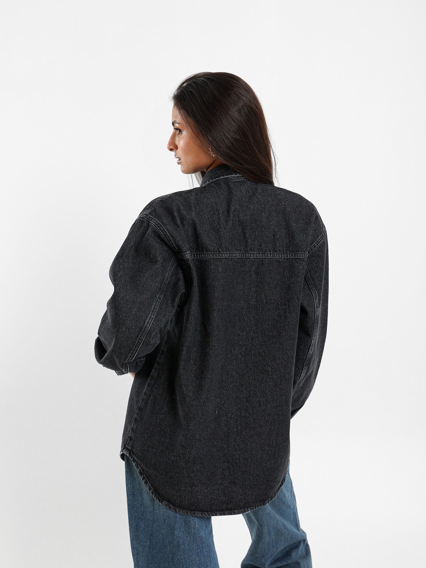 Oversized Denim Shirt