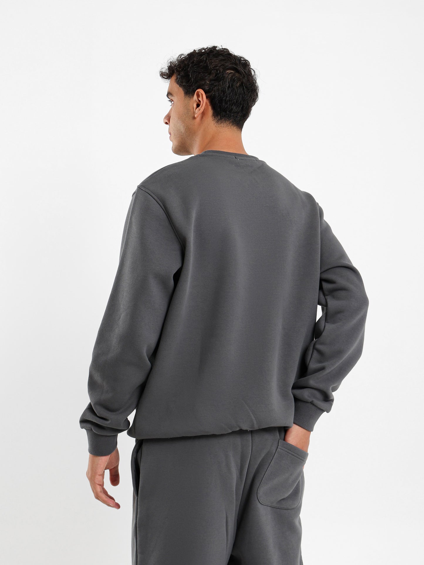 Relaxed Fit Round Neck Sweatshirt