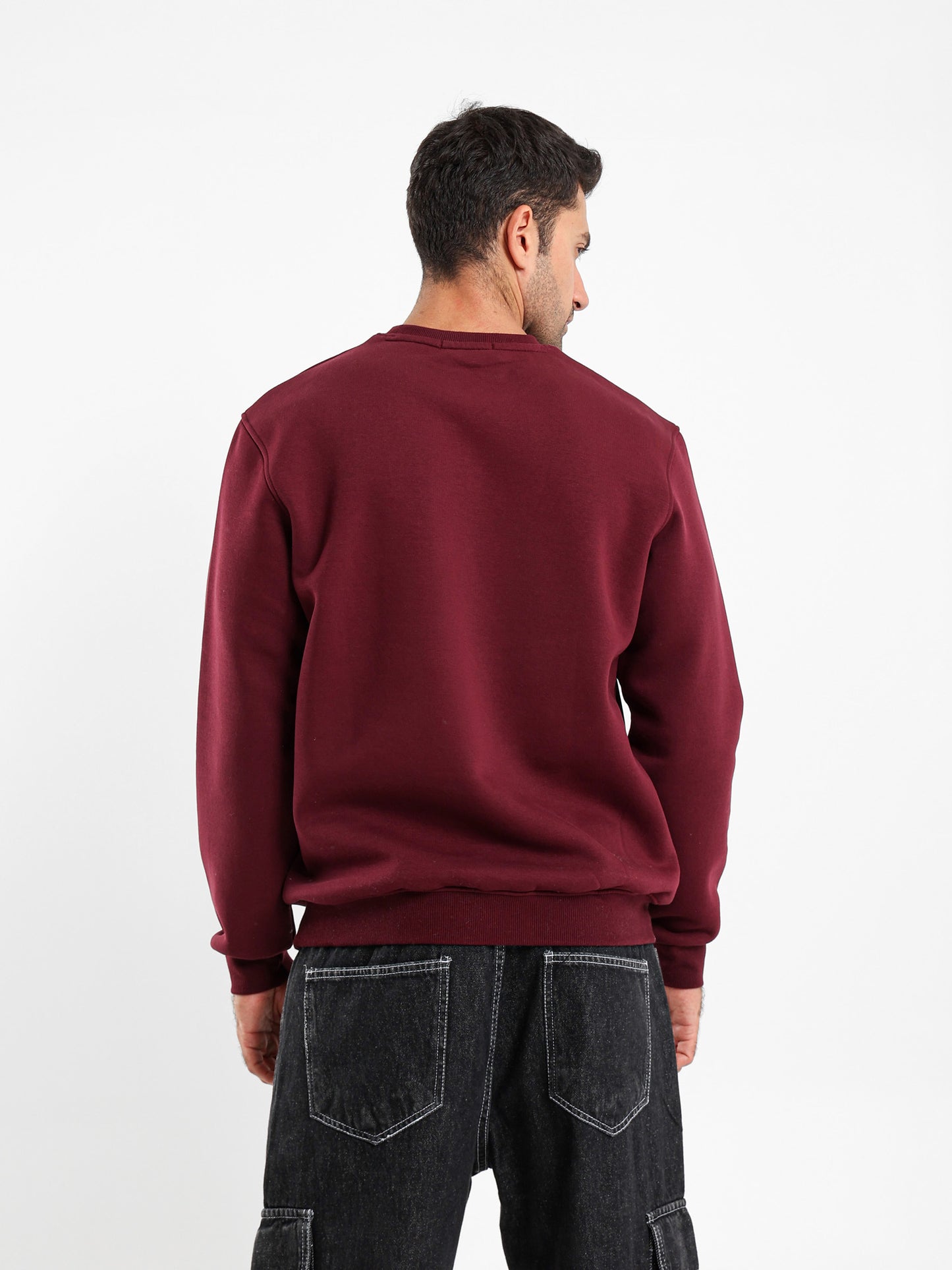 Relaxed Fit Round Neck Sweatshirt