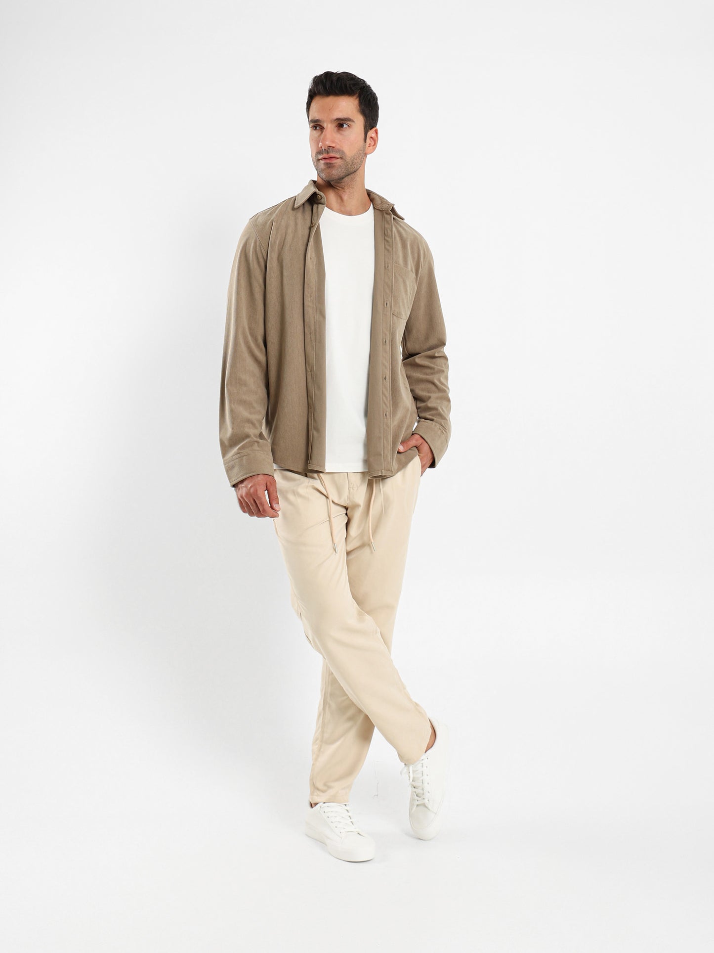 Relaxed Fit Corduroy Shirt