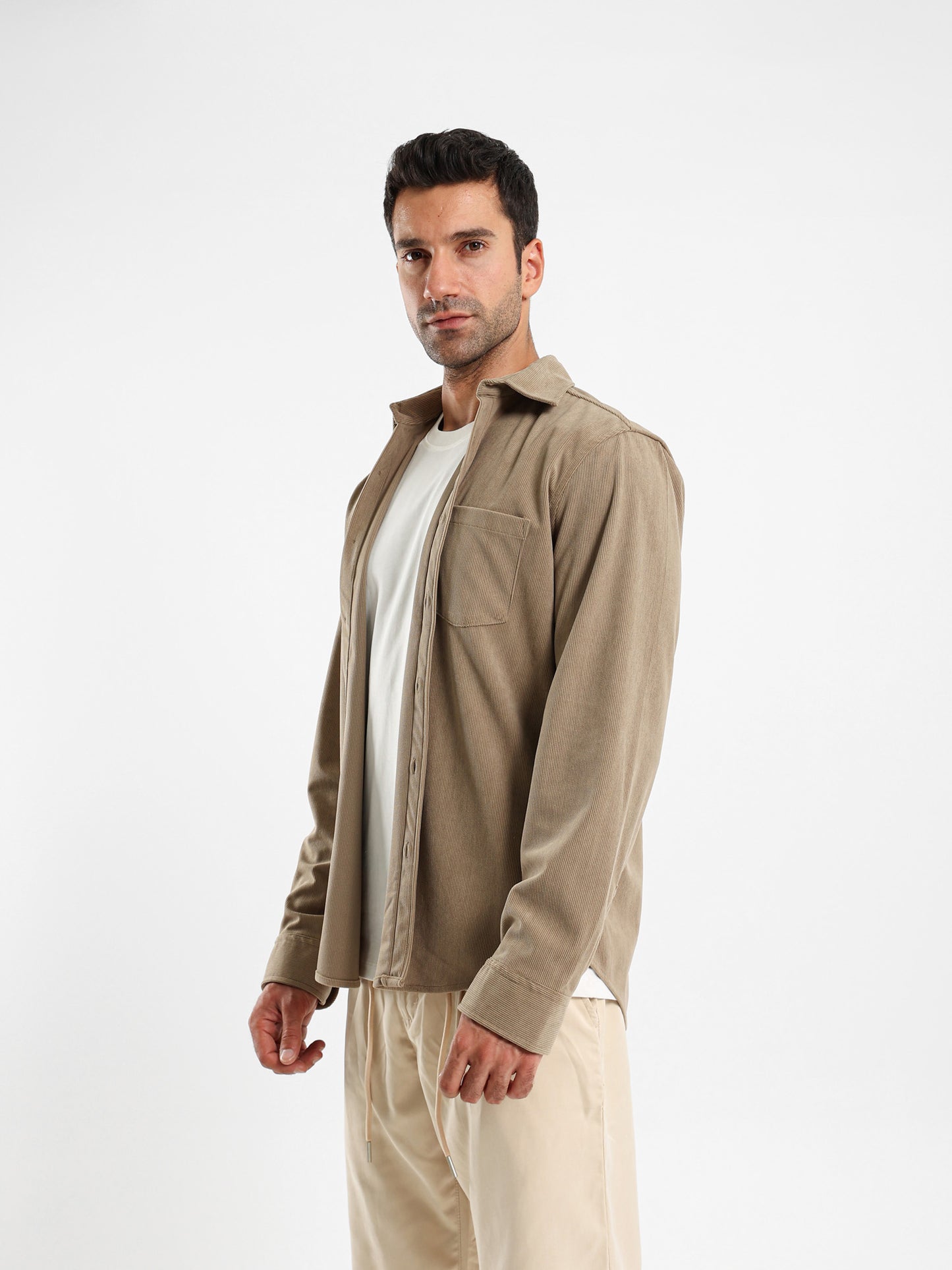 Relaxed Fit Corduroy Shirt