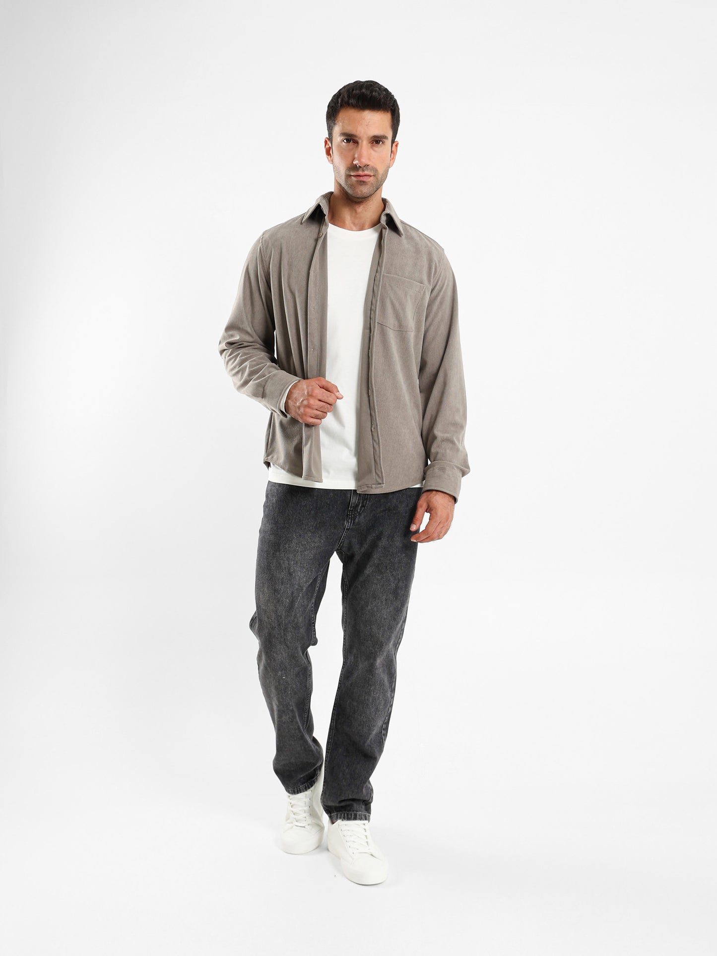Relaxed Fit Corduroy Shirt