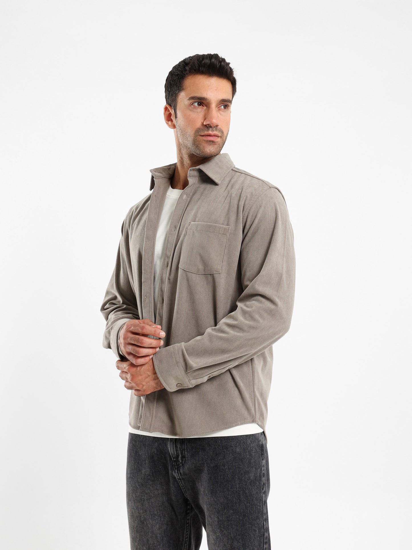 Relaxed Fit Corduroy Shirt