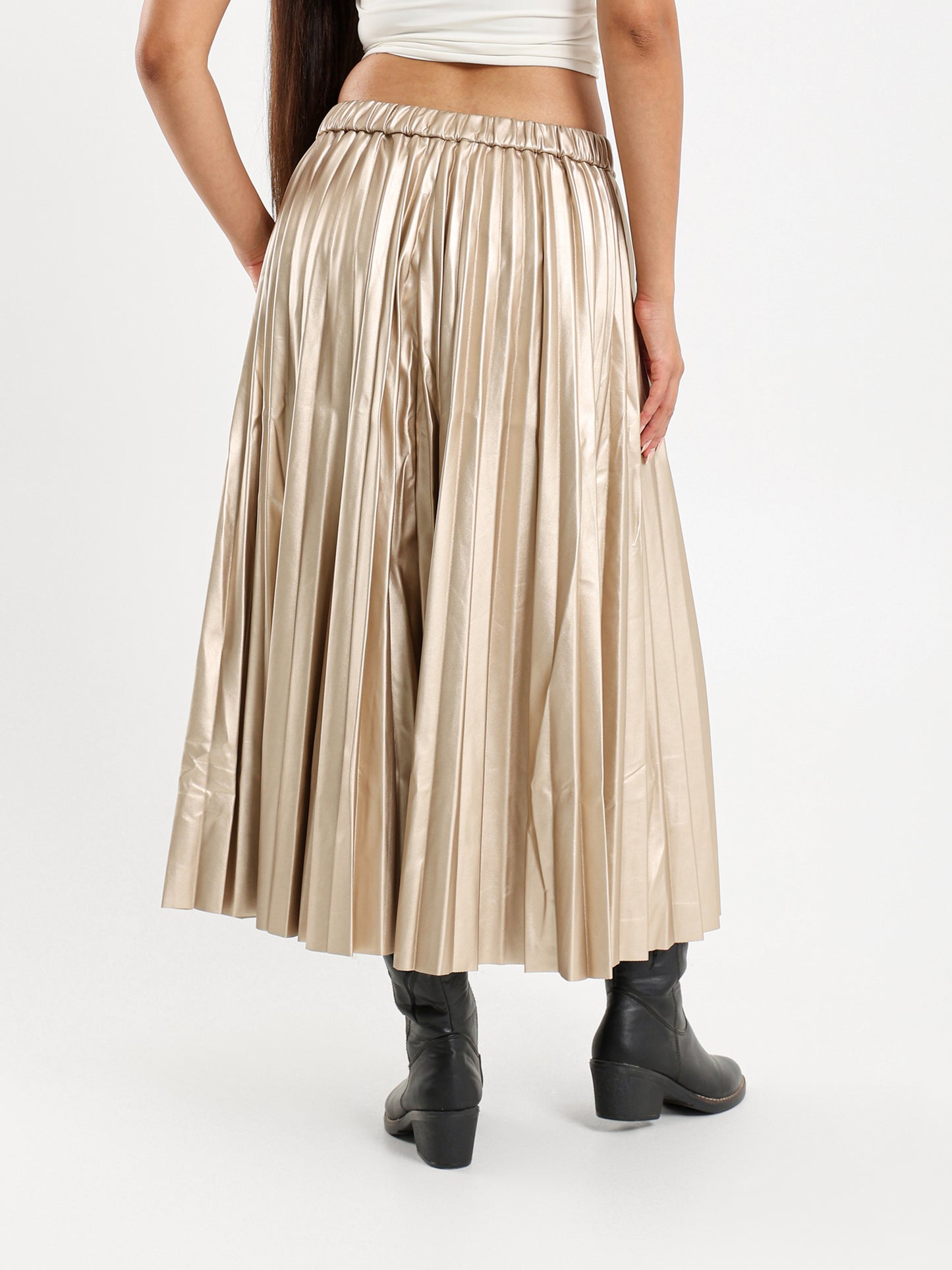 Gold Metallic Midi