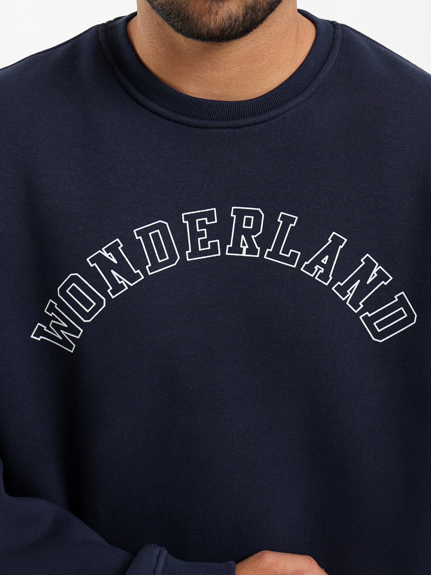 Wonderland Front Print Sweatshirt