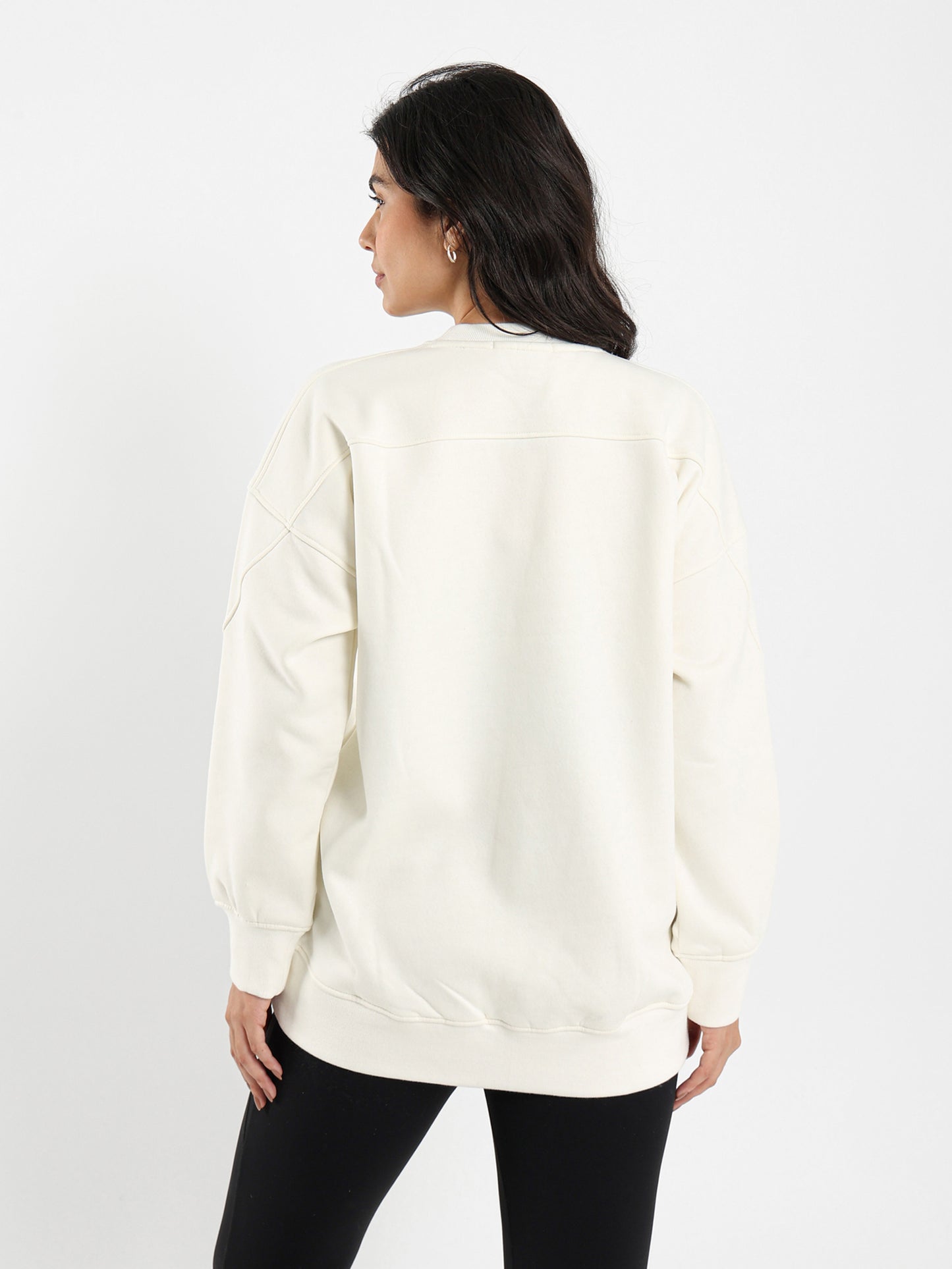Visible Seams Oversized Sweatshirt