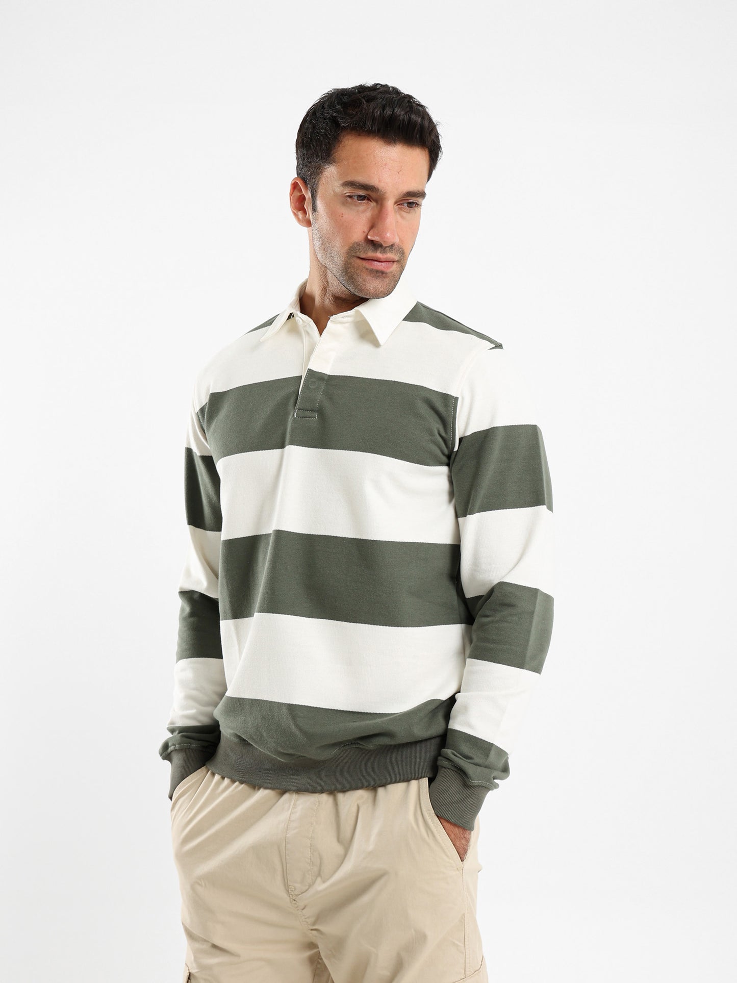 Contrast Collar Polo