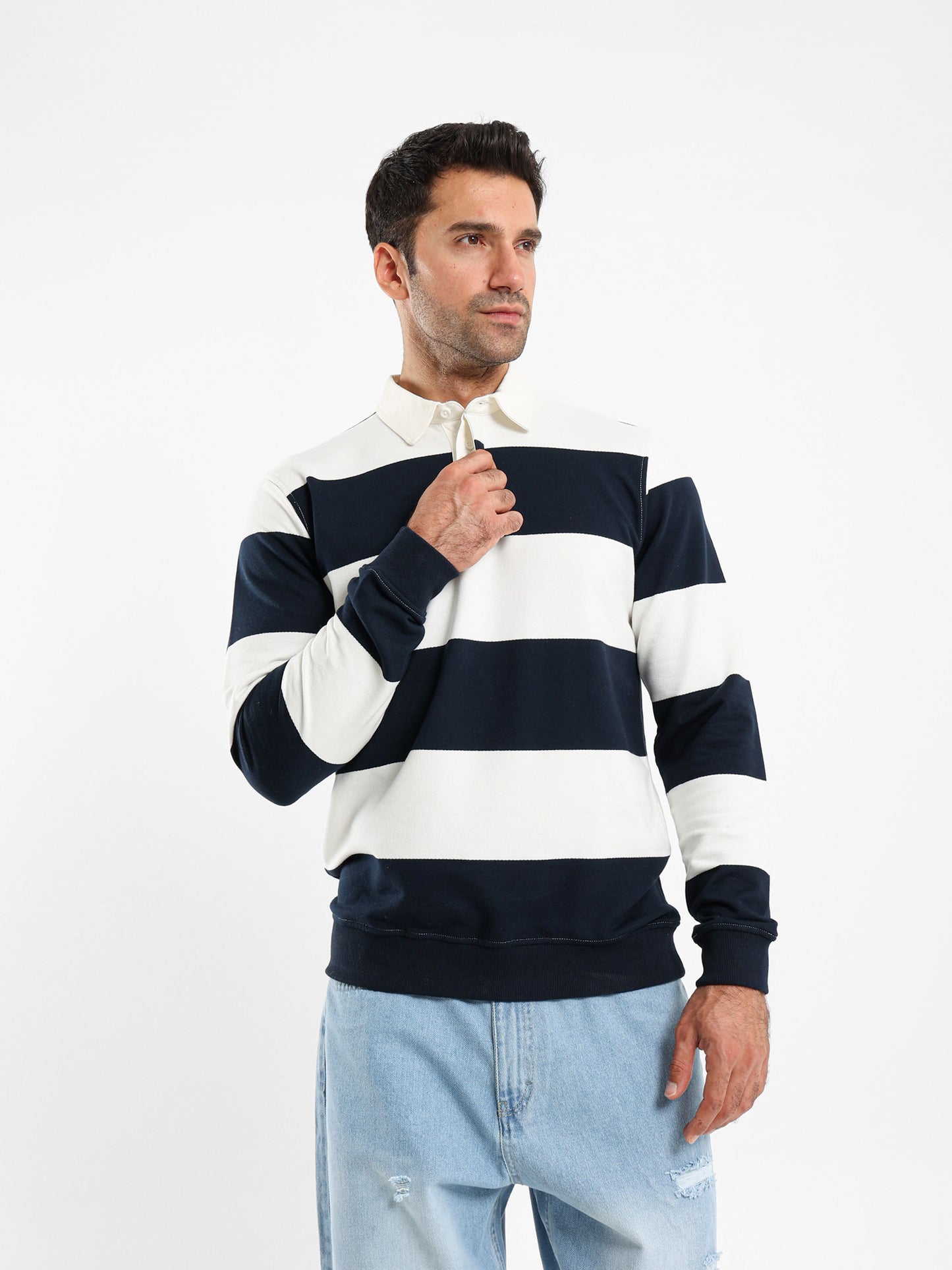 Contrast Collar Polo