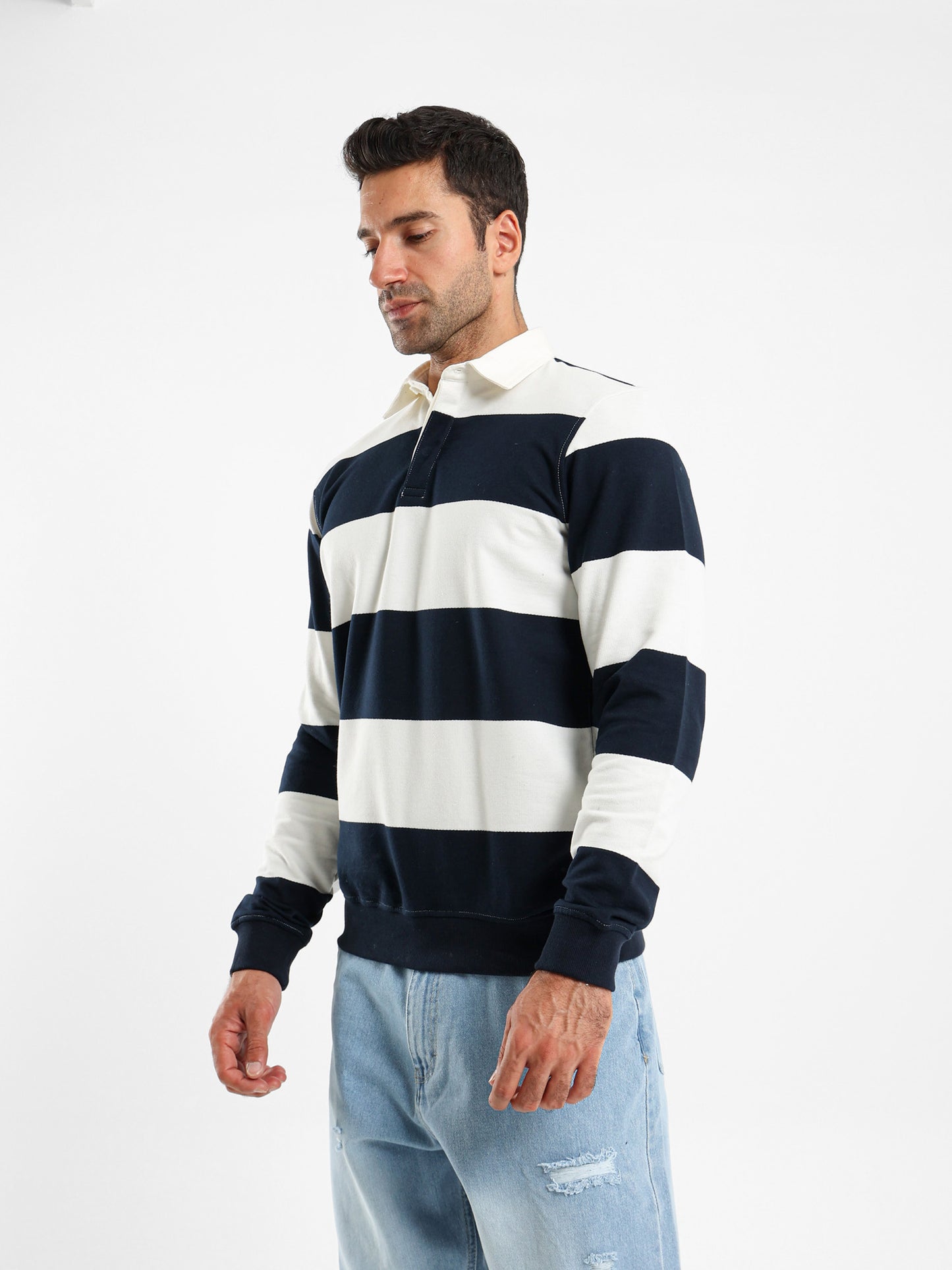Contrast Collar Polo