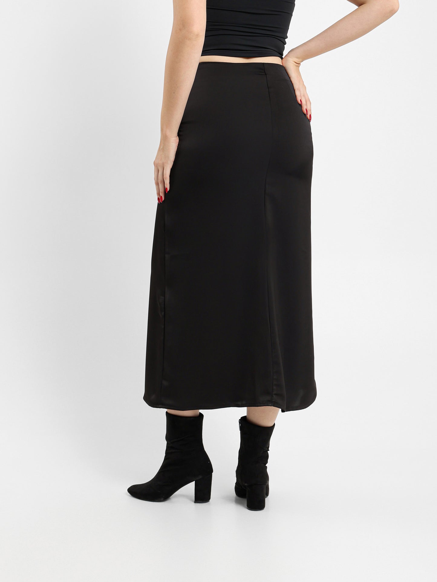 Satin Maxi Skirt