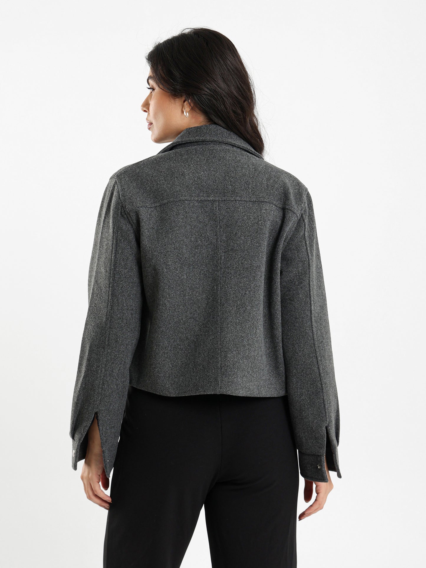 Soft Cropped Overshirt