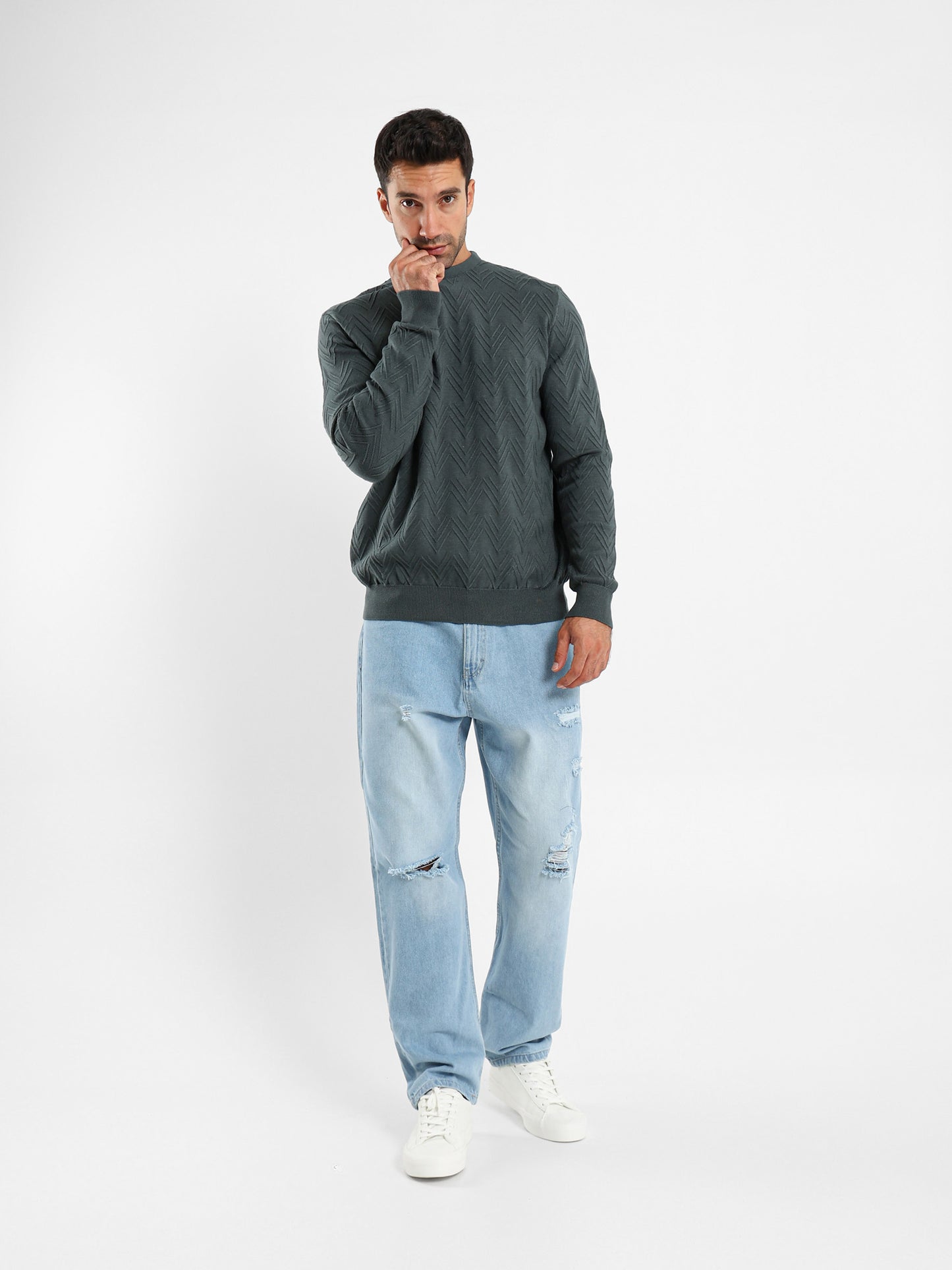 Cable Knit Designed Pullover