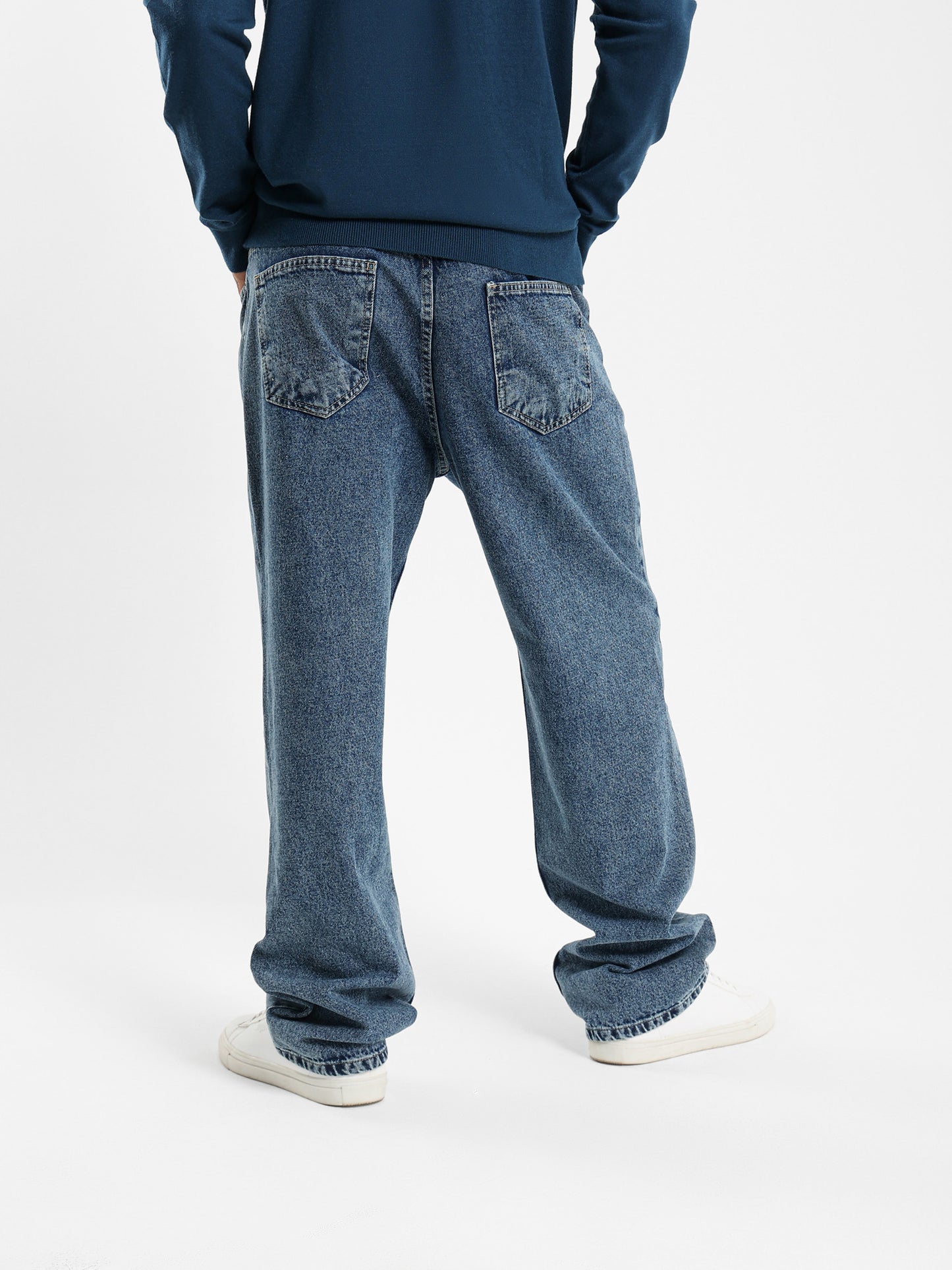 Rigid Denim Relaxed Carpenter Jeans