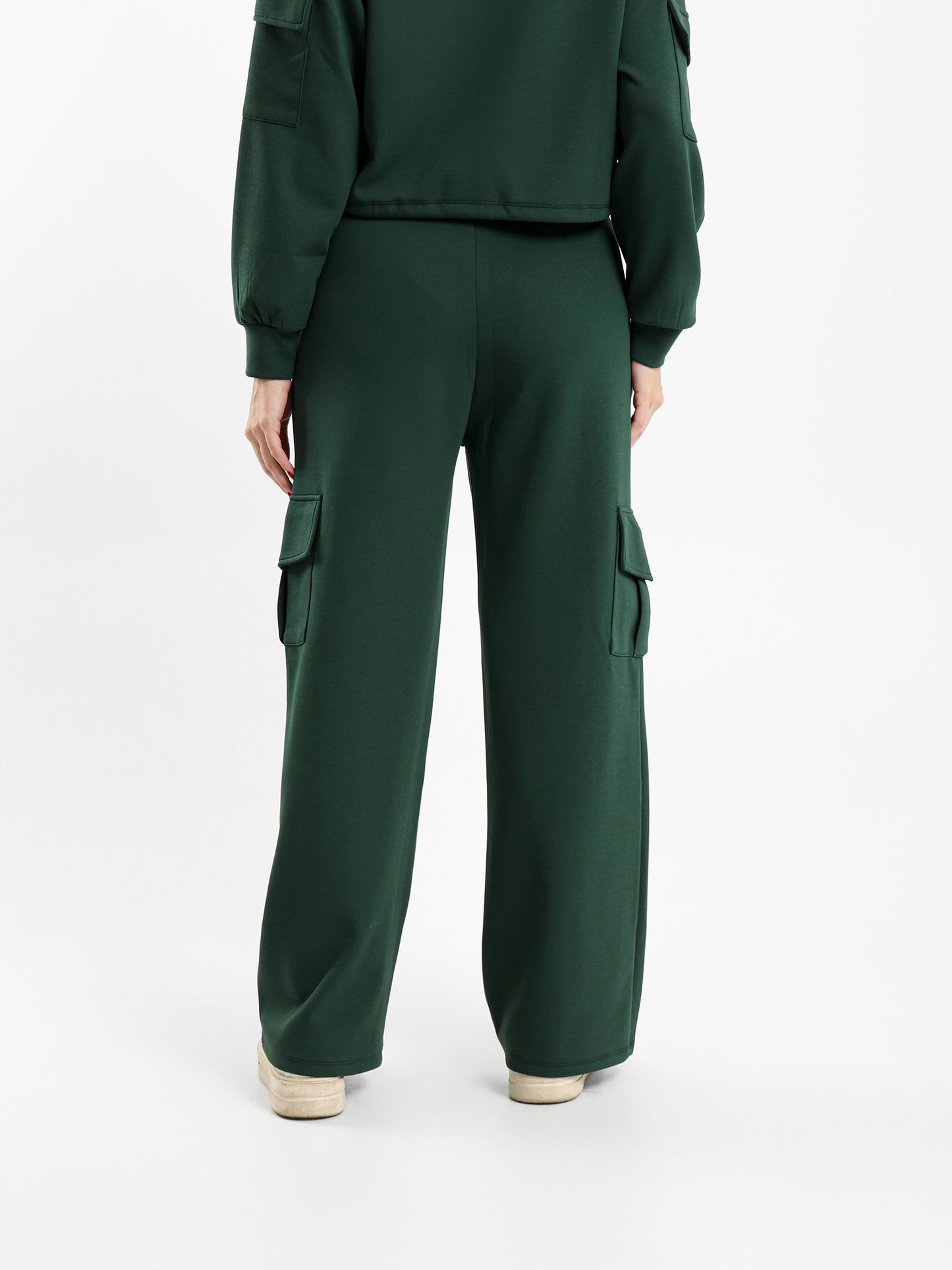 Drawstring Waist Cargo Pants