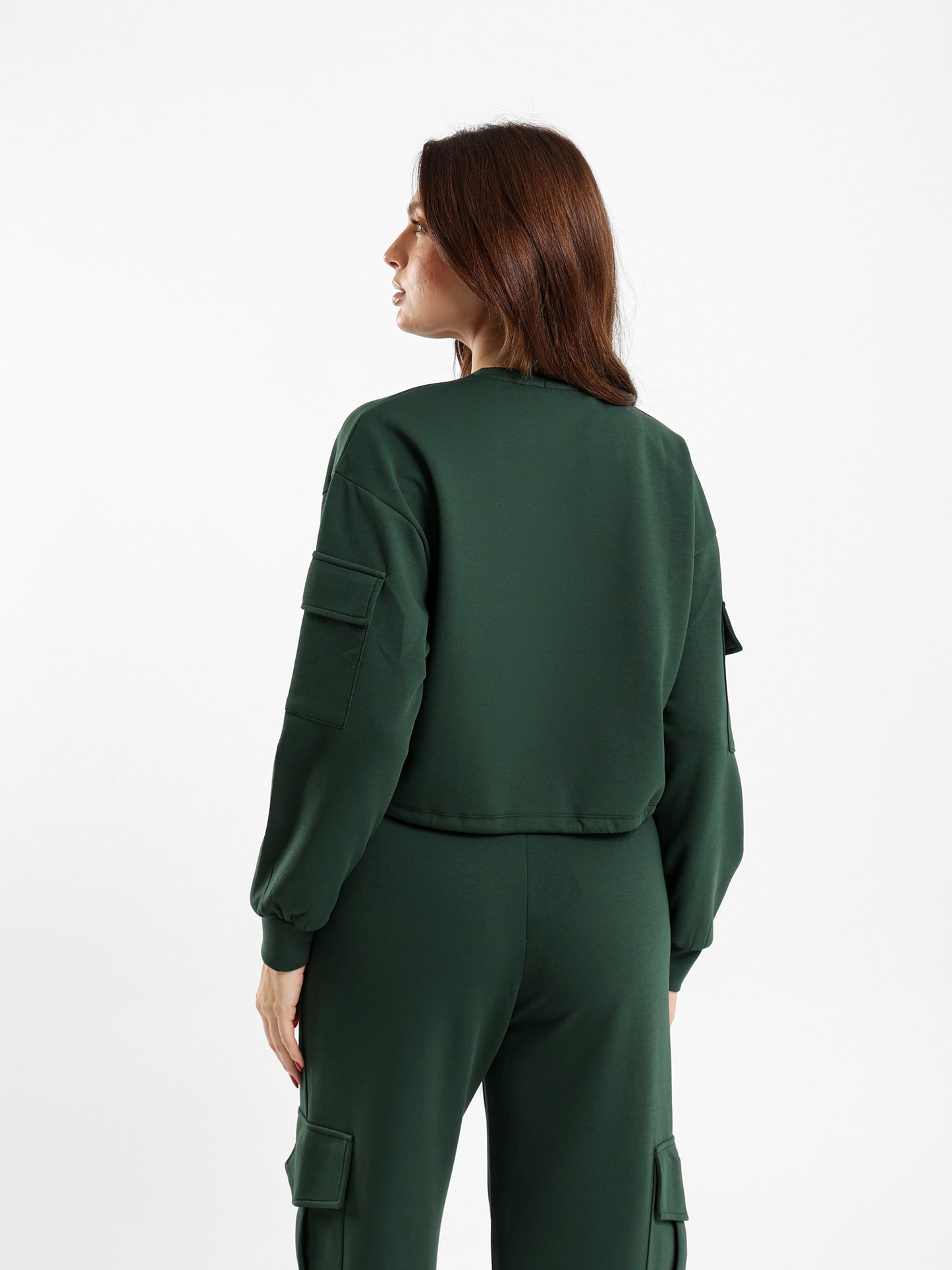 Drawstring Hem Sweatshirt