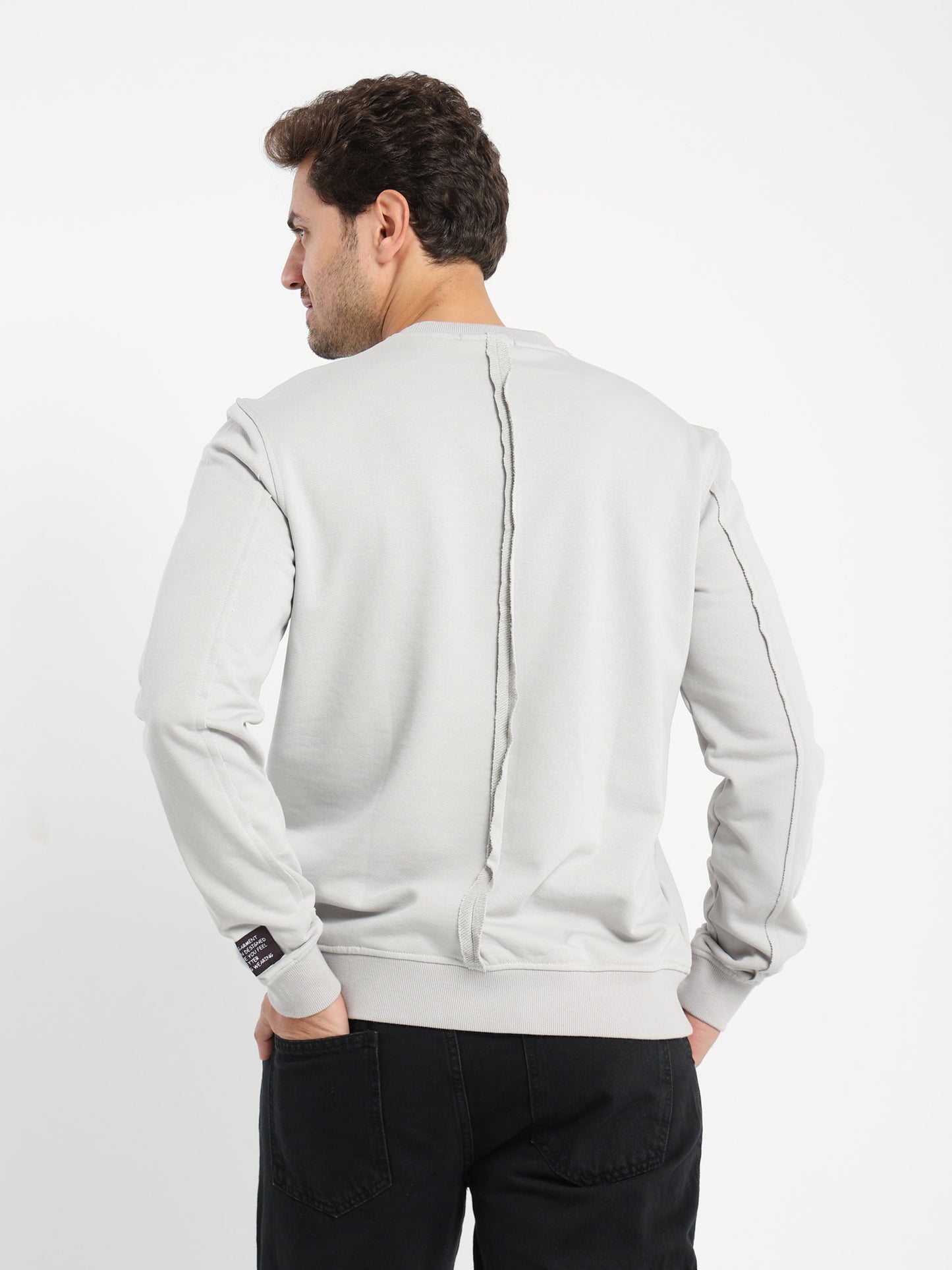 Front Panel Casual Sweatshirt - Outlet