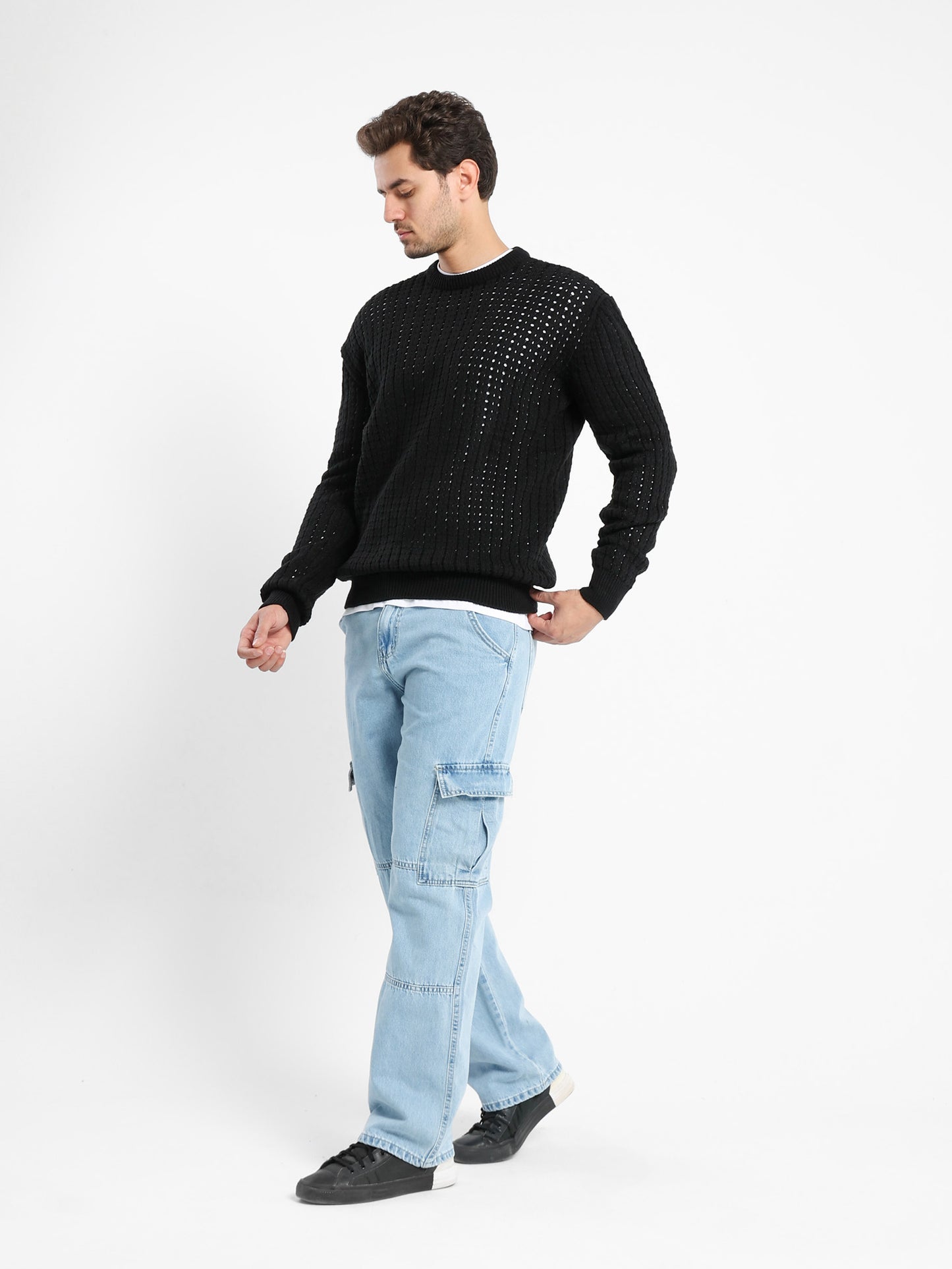 Casual Cargo Denim Jeans - Outlet