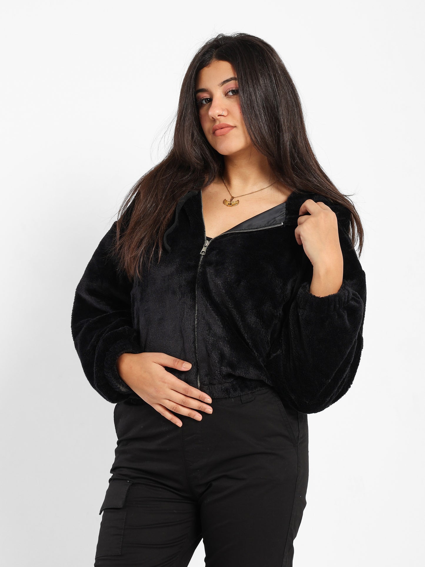 Fluffy Oversized Jacket - Outlet