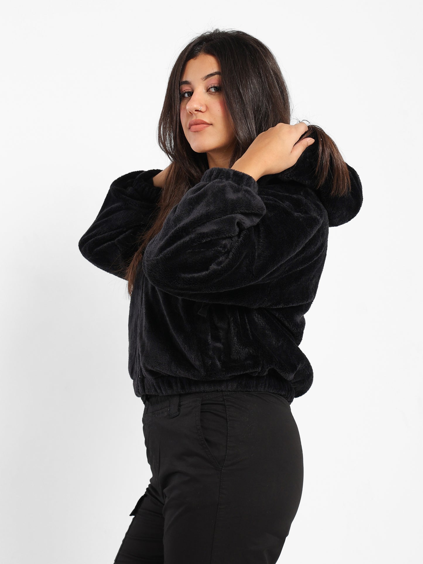 Fluffy Oversized Jacket - Outlet