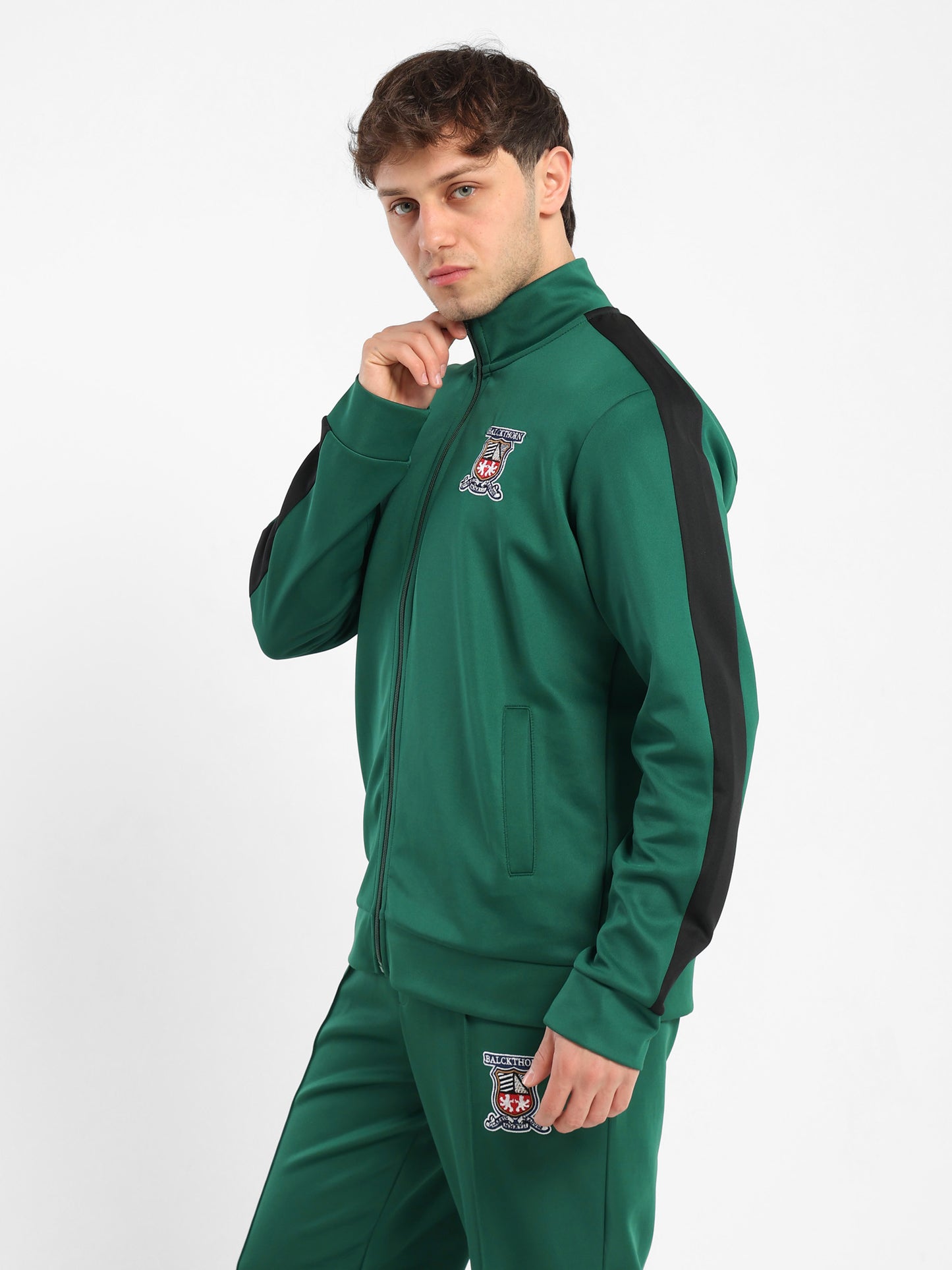 Zip-Up Mock Neck Top - Outlet