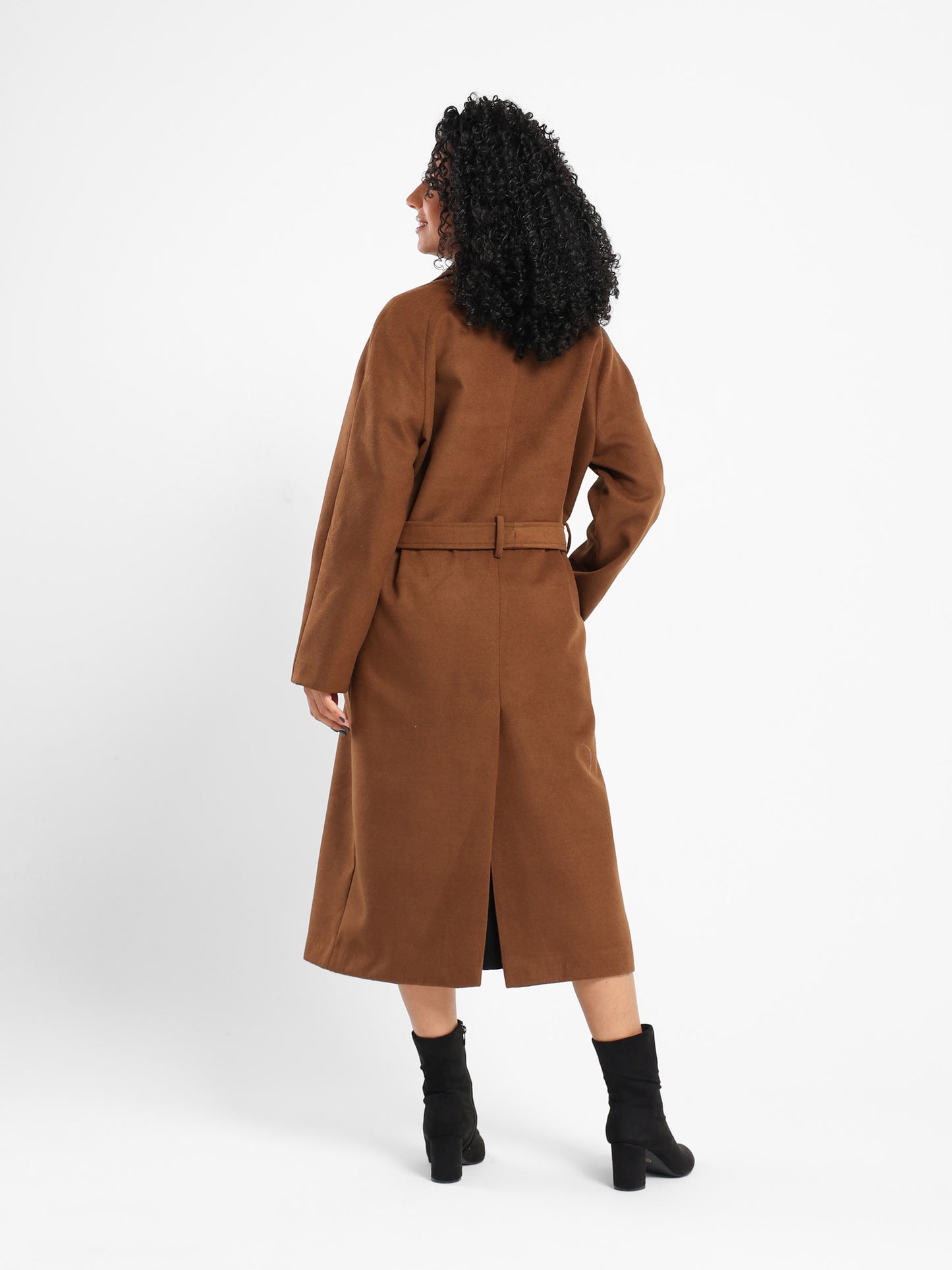 Oversized Wool-Blend Coat - Outlet