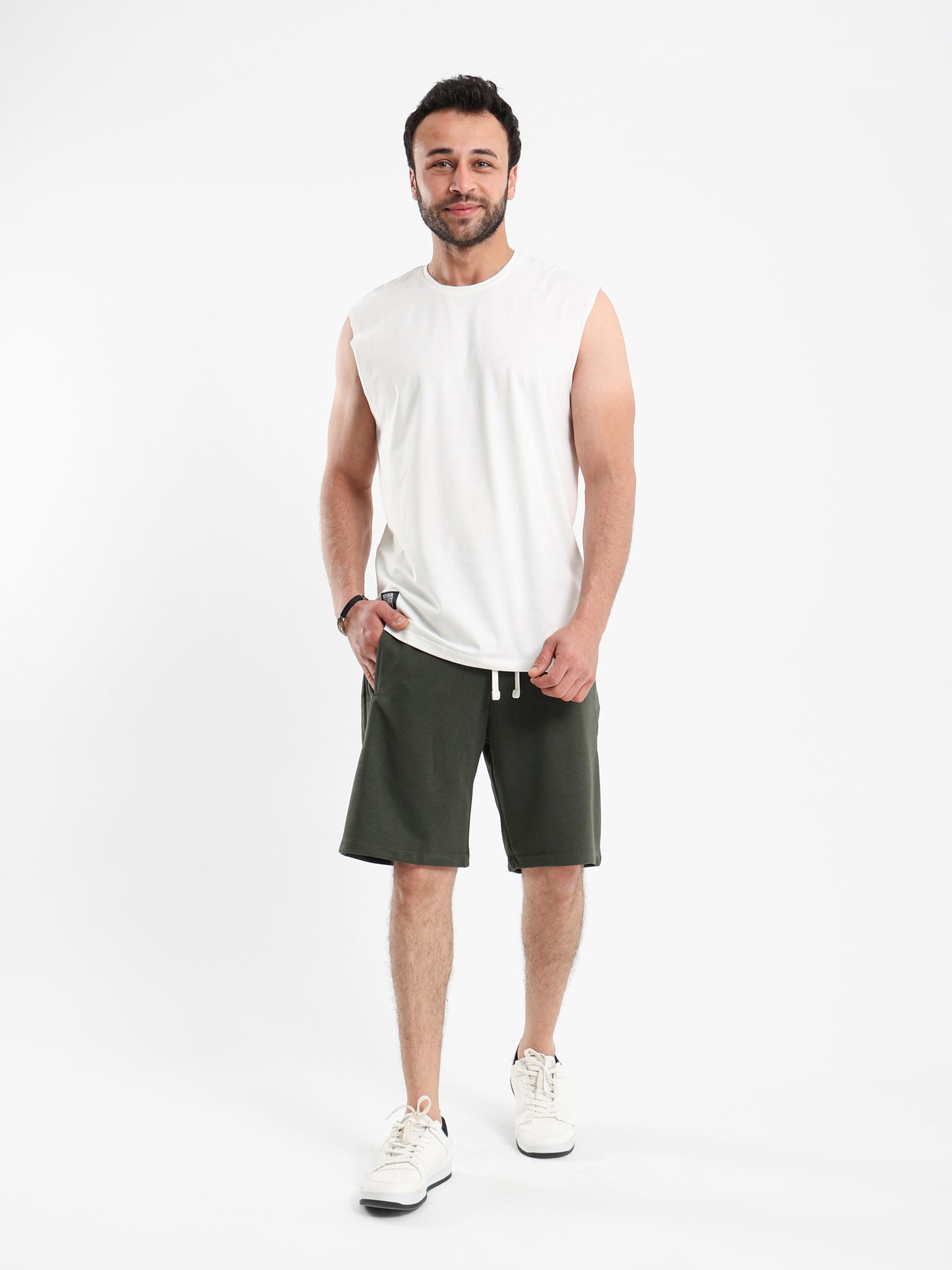 Basic Melton Shorts Regular Fit