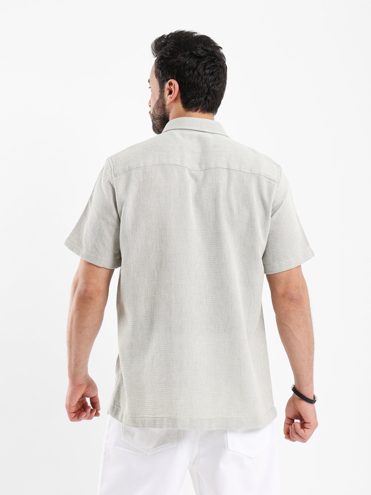 Textured Short Sleeve Shirt