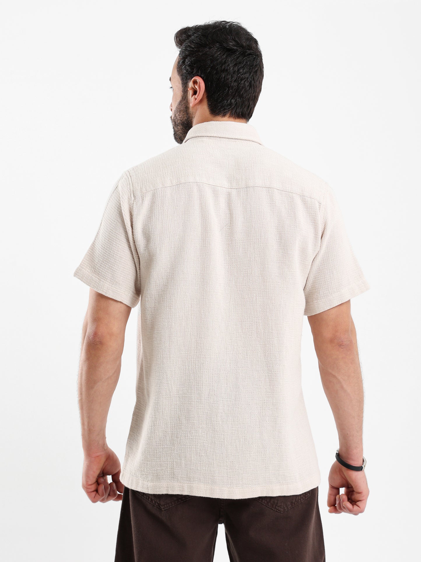 Textured Short Sleeve Shirt