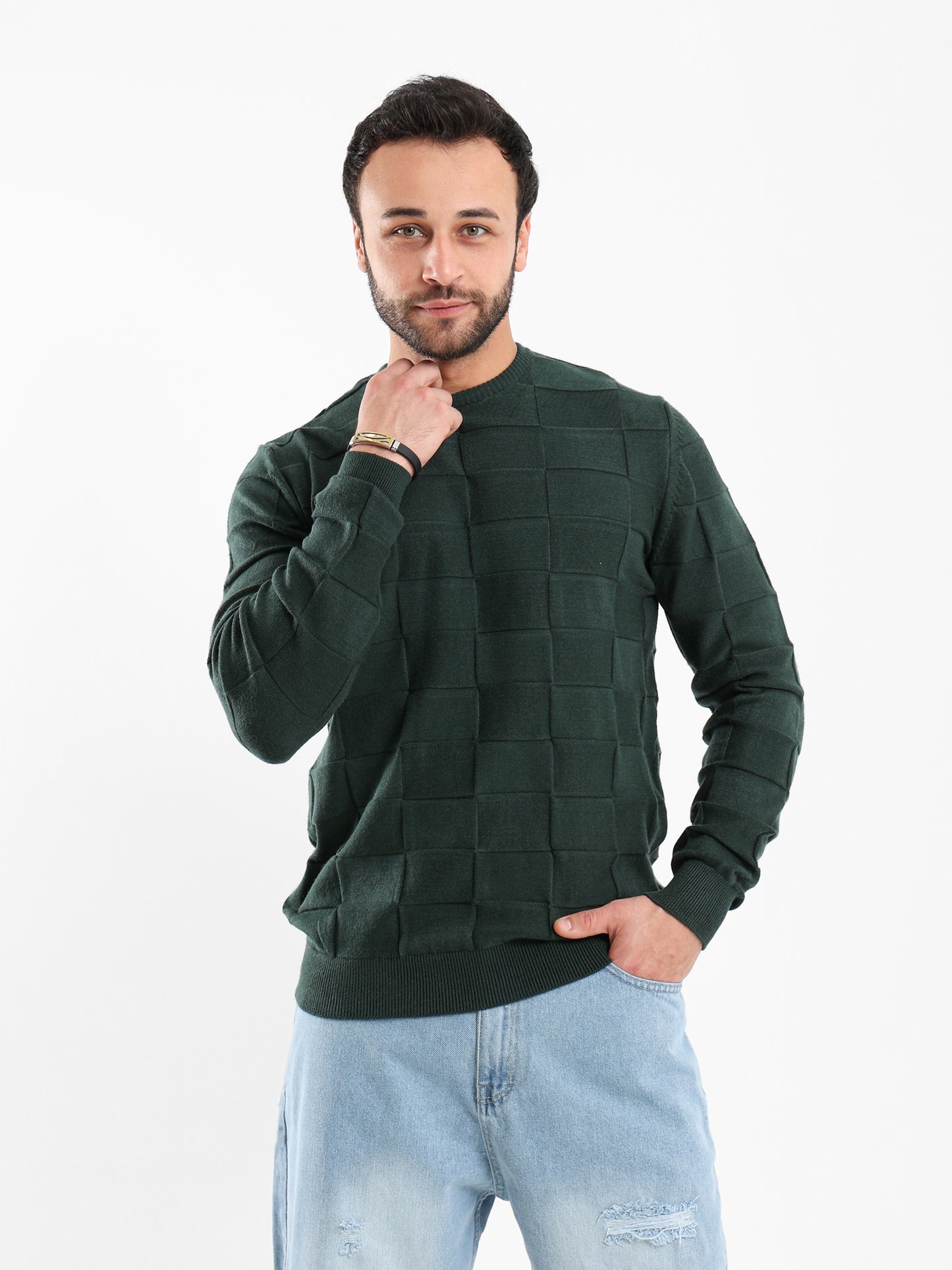 Crew Neck Sweater Long Sleeve - Outlet