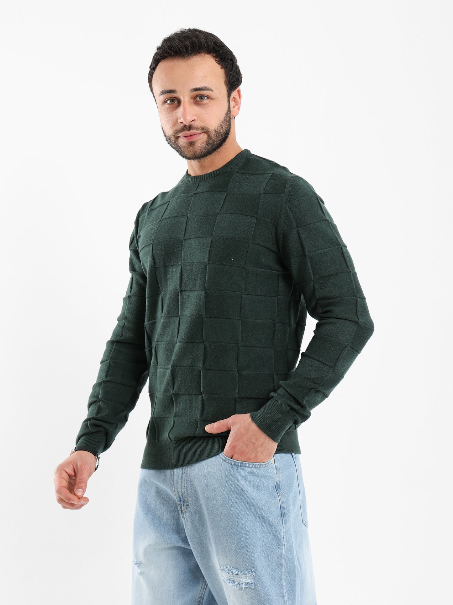 Crew Neck Sweater Long Sleeve - Outlet