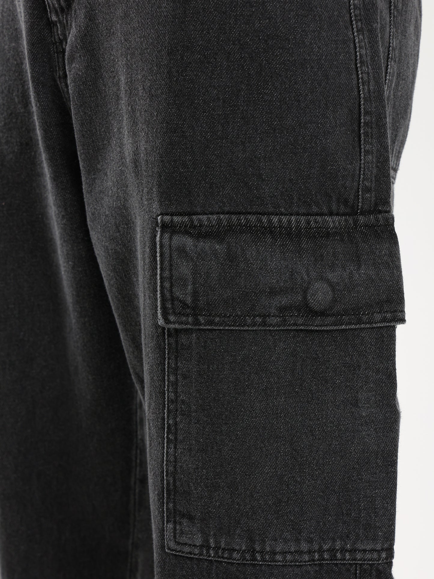 Dark Wash Cargo Jeans