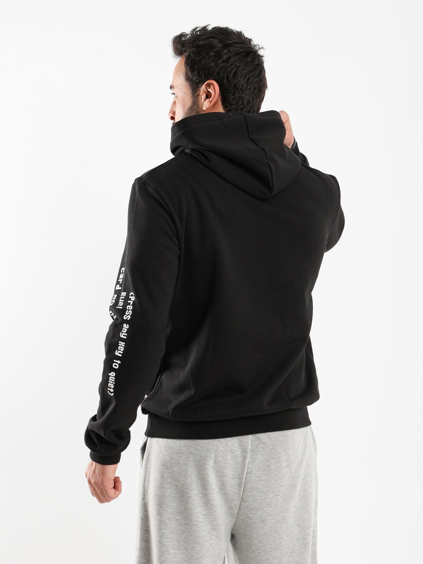 Text Printed Hoodie
