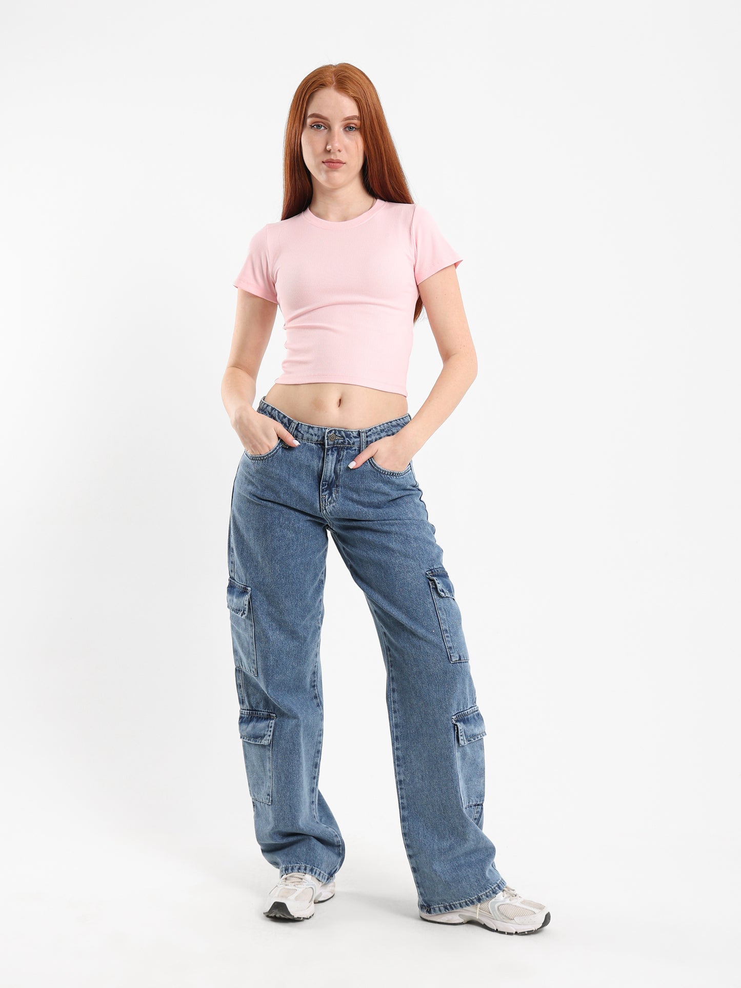 Cargo Denim Pants