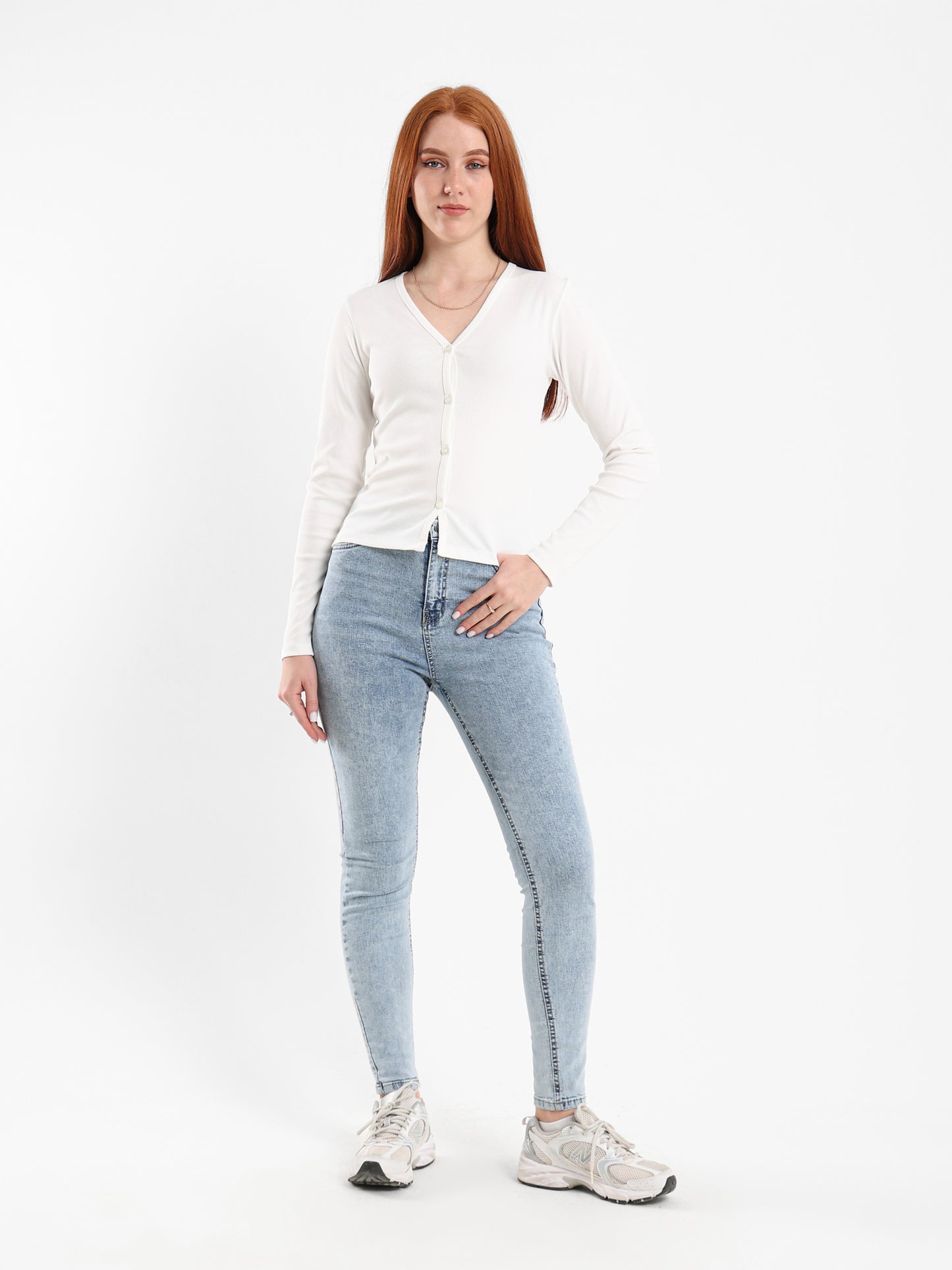 Ribbed Fitted Long Sleeve Cardigan
