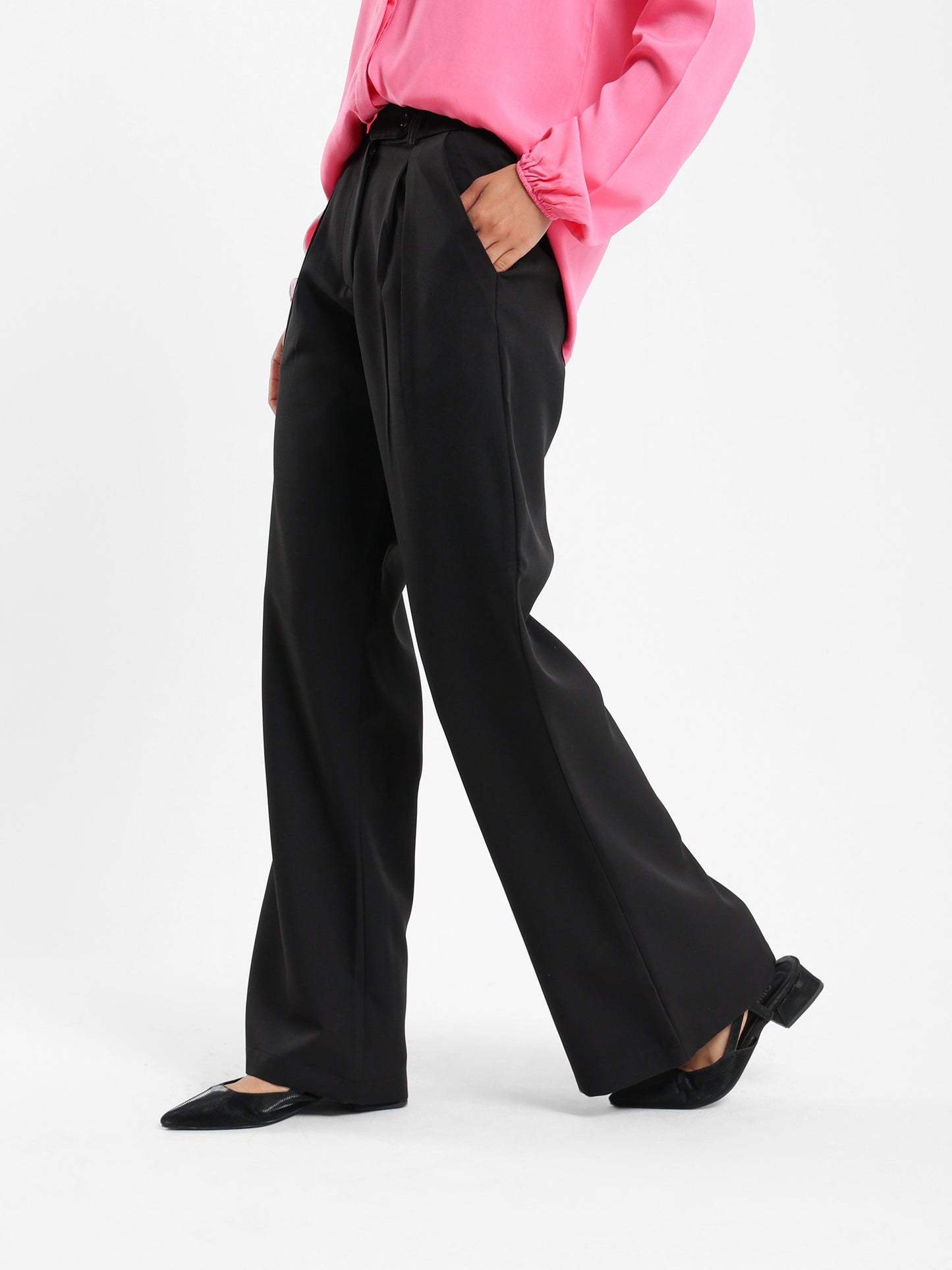 Tailored Pleated Pants